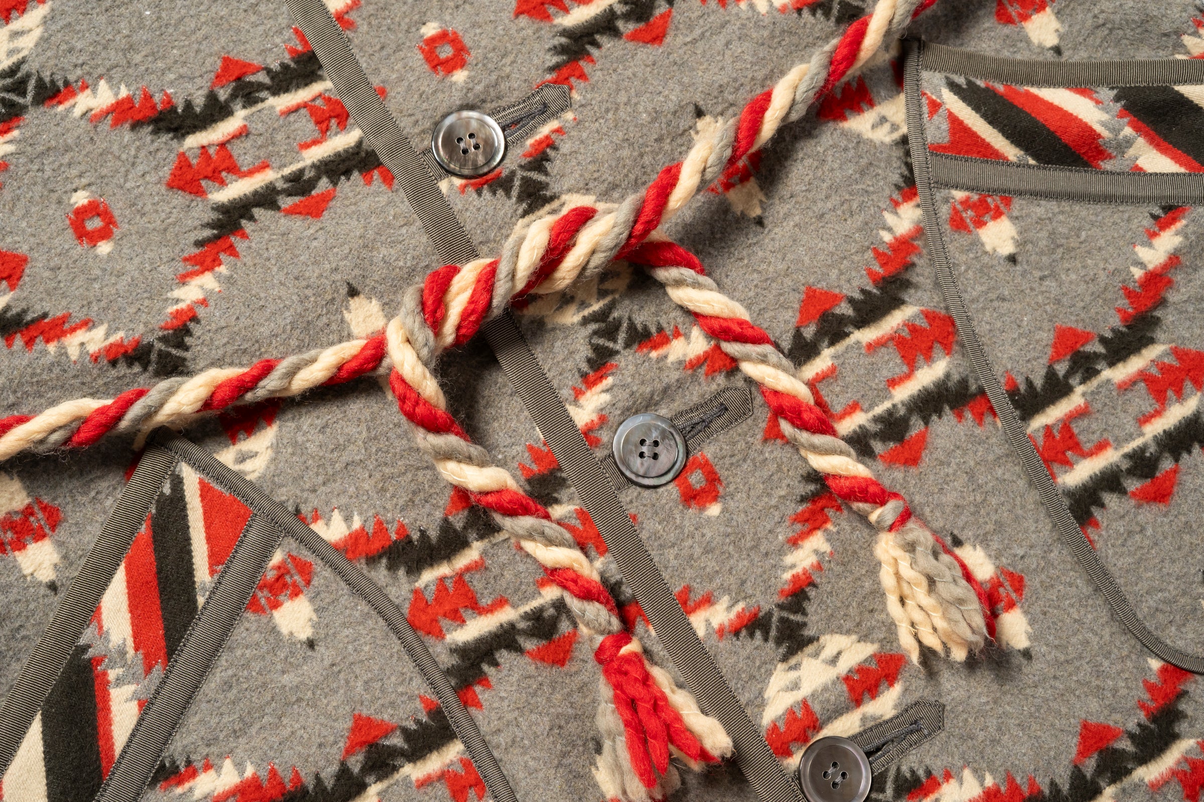 COTTON JACQUARD ROBE - Image 7