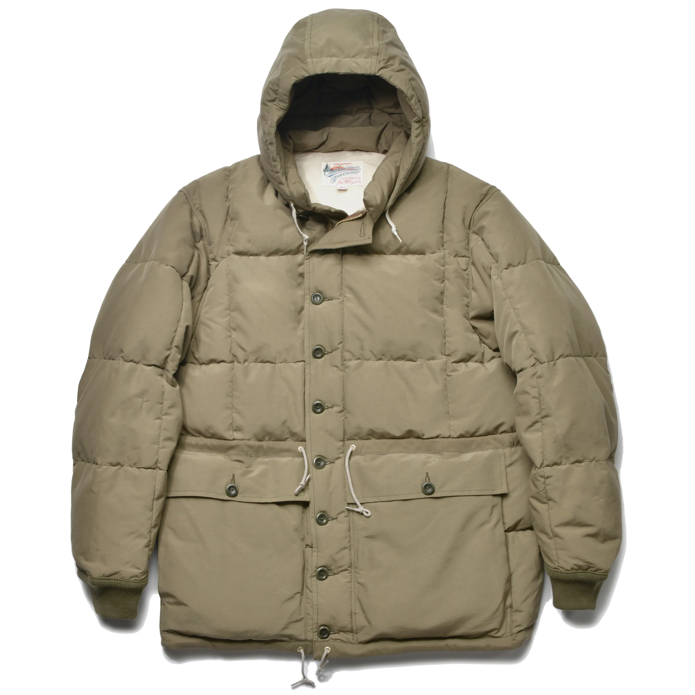 COTTON/NYLON HOODED DOWN JACKET - Image 2