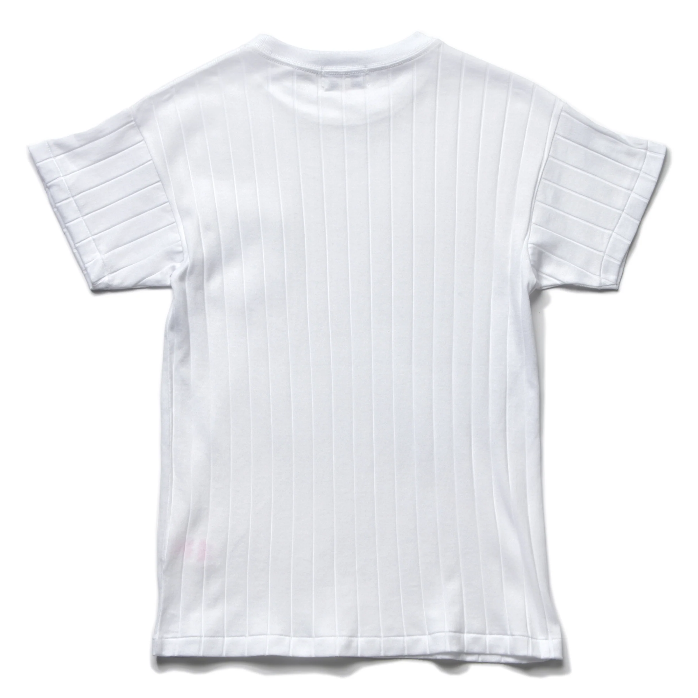 COTTON RIBBED POCKET TEE - Image 3