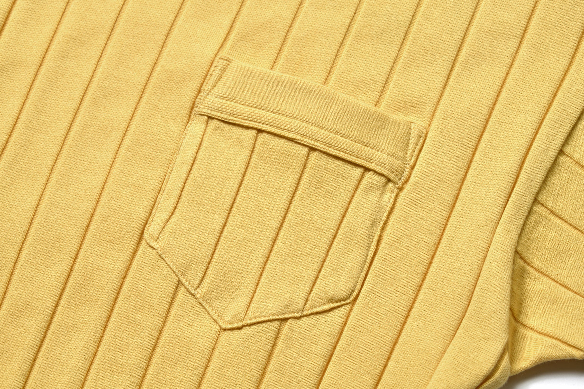 COTTON RIBBED POCKET TEE - Image 5