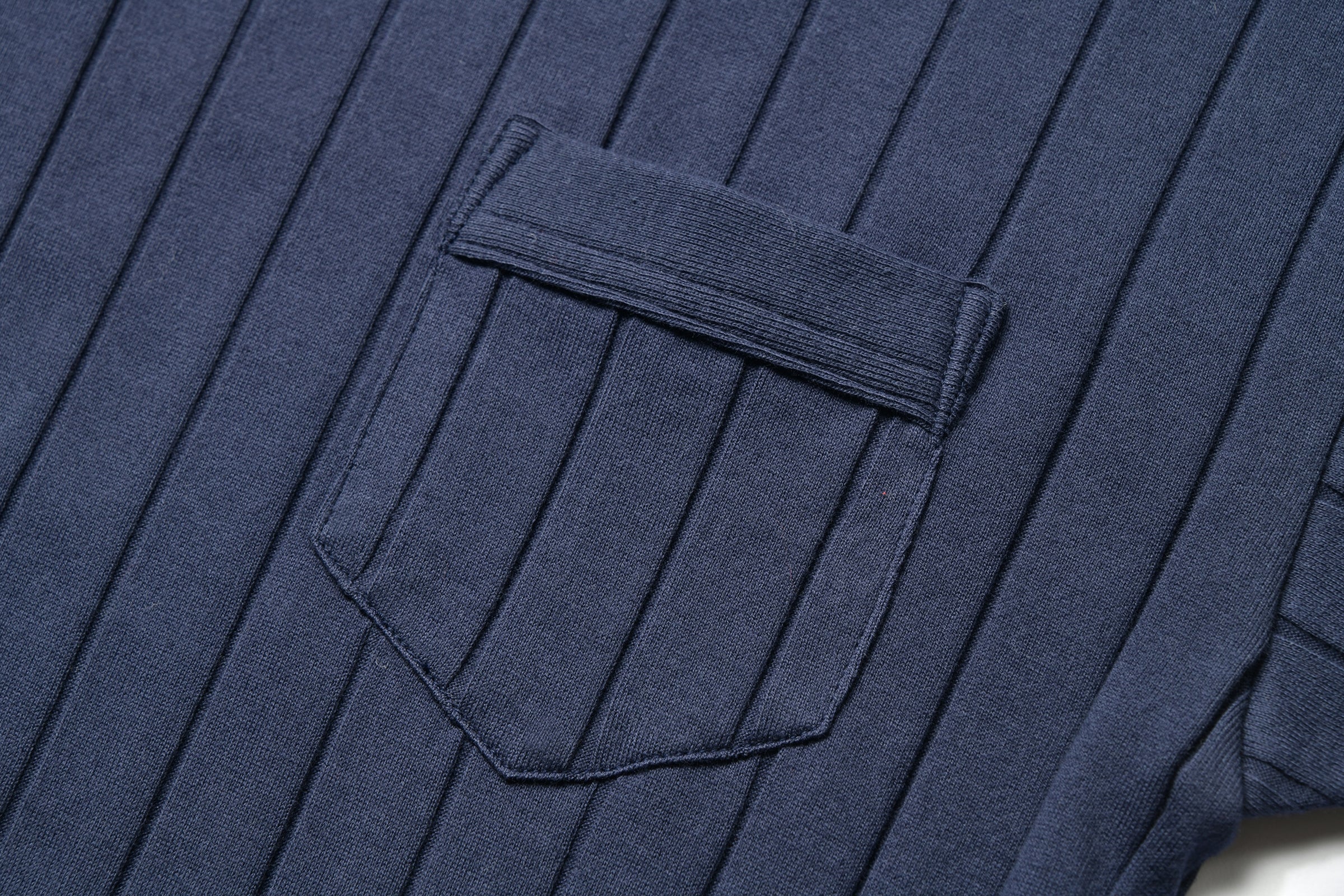 COTTON RIBBED POCKET TEE - Image 5