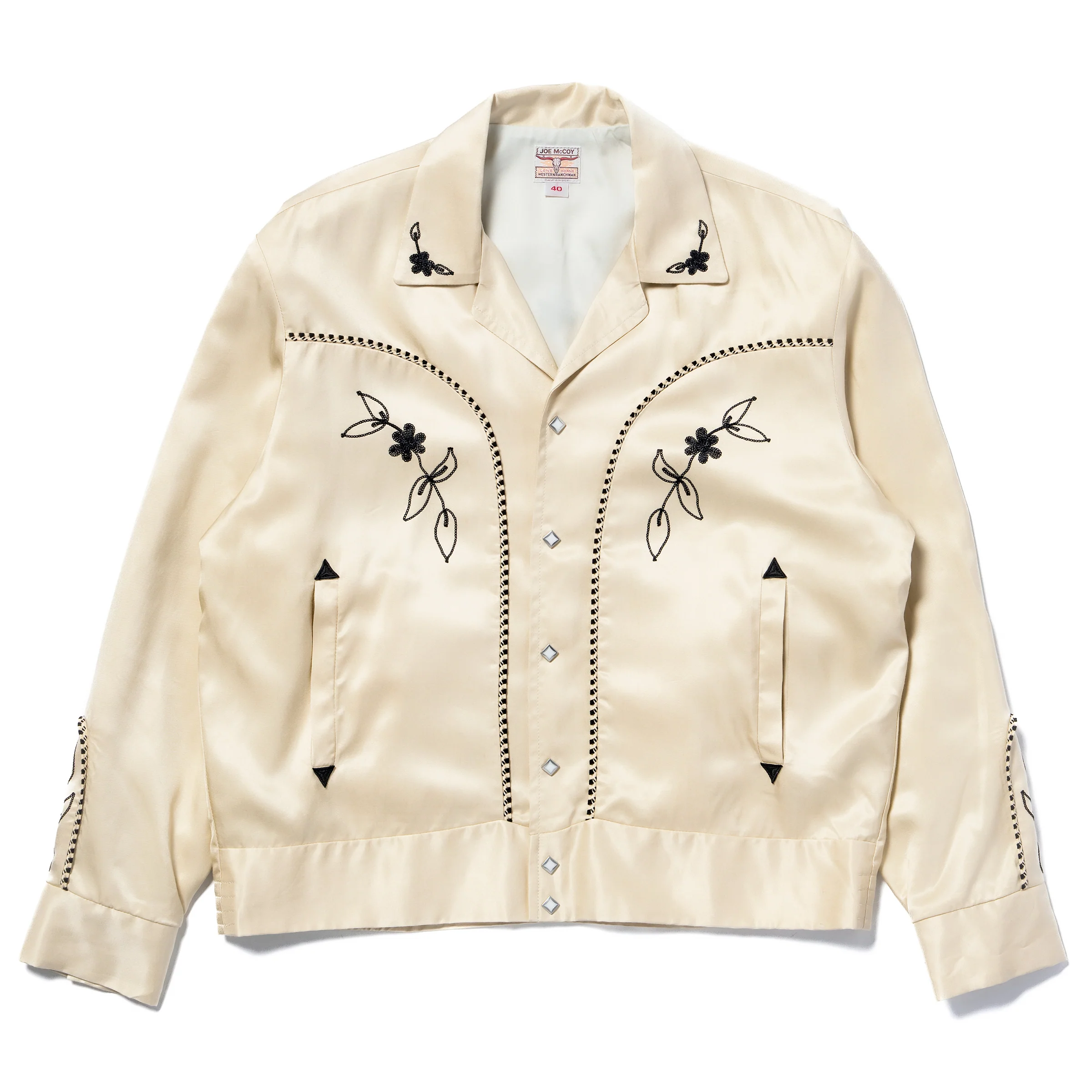 EMBROIDERED RAYON WESTERN JACKET