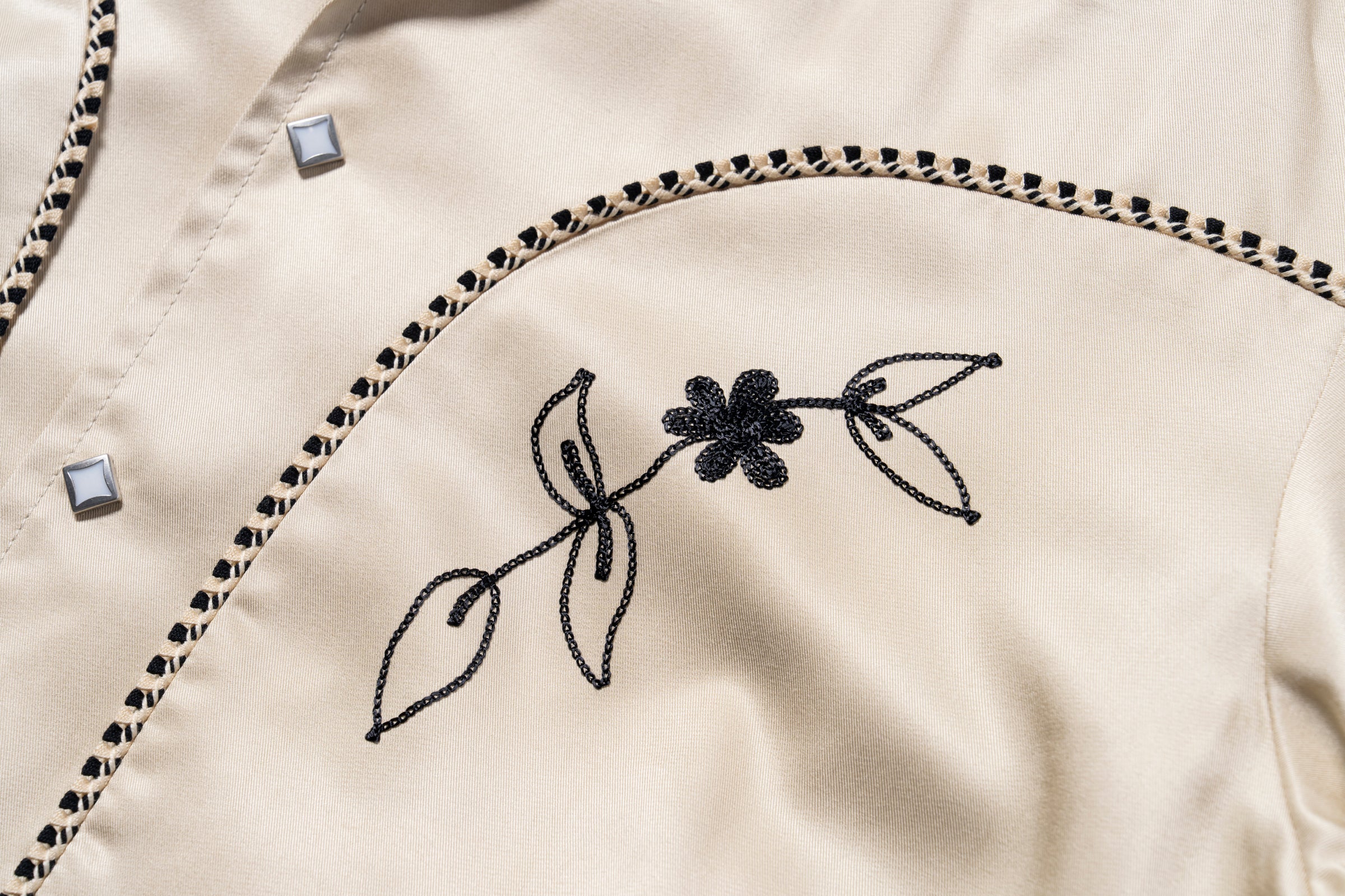 EMBROIDERED RAYON WESTERN JACKET - Image 7