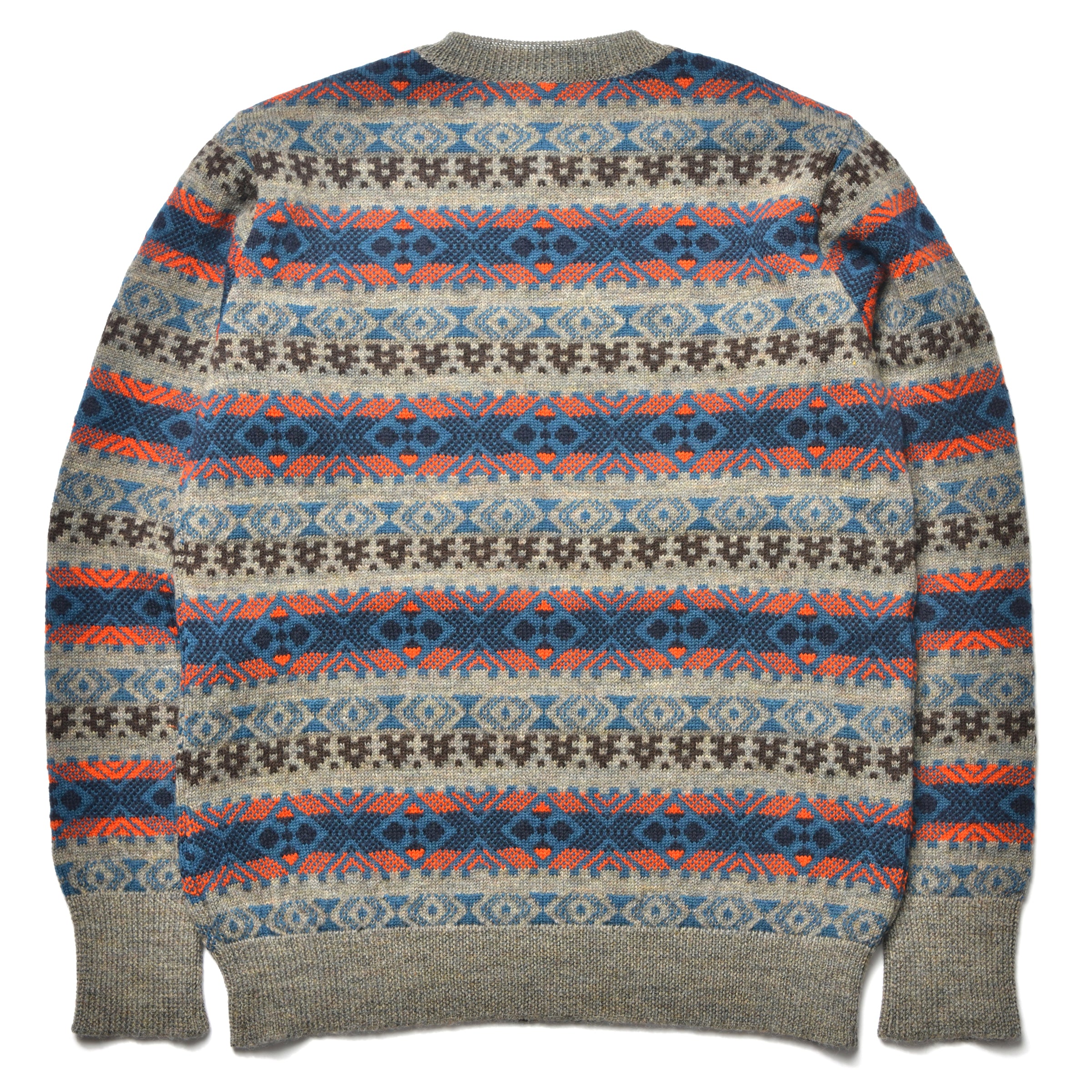 FAIR ISLE CREW NECK SWEATER - Image 3