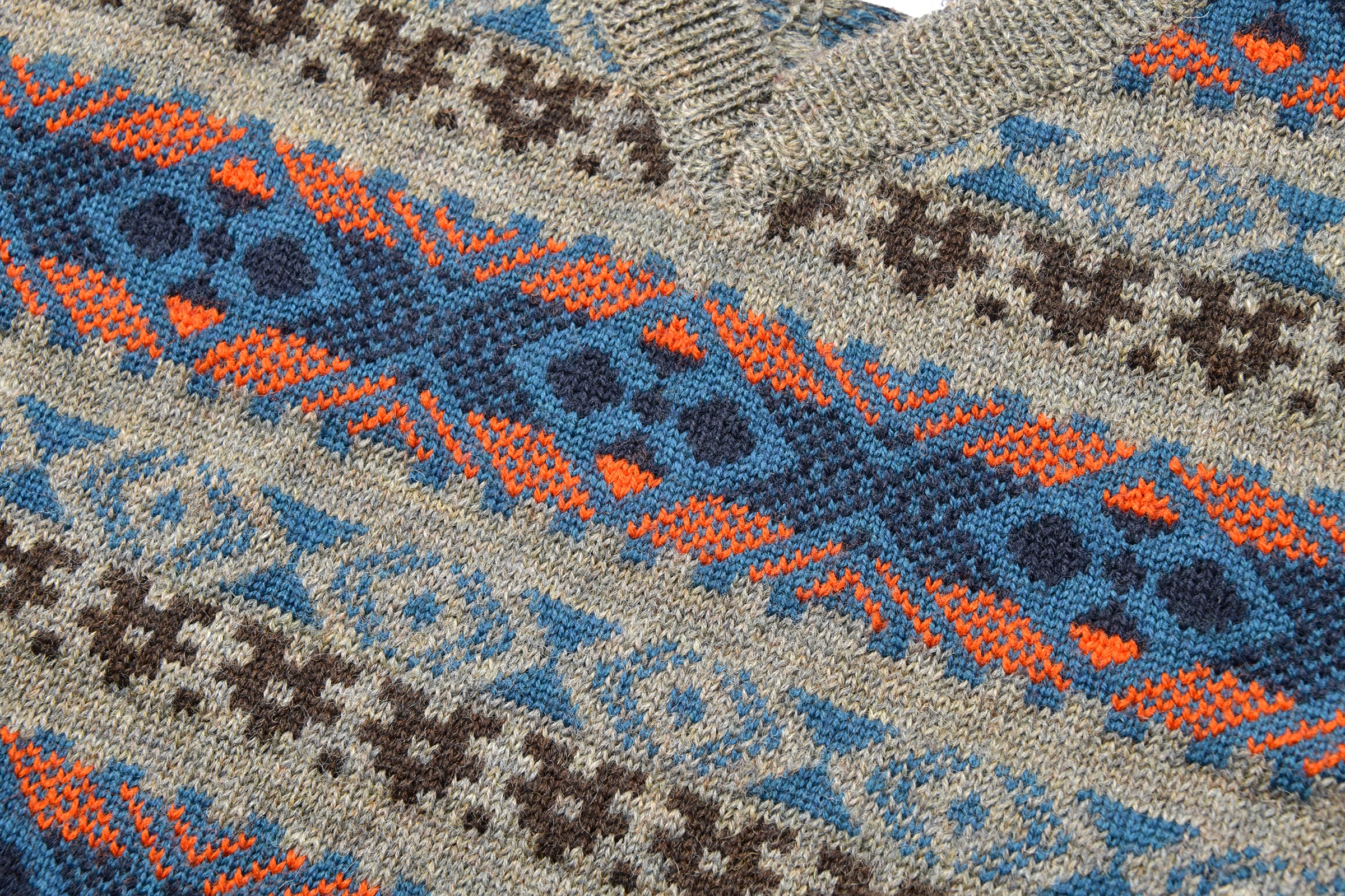 FAIR ISLE CREW NECK SWEATER - Image 5