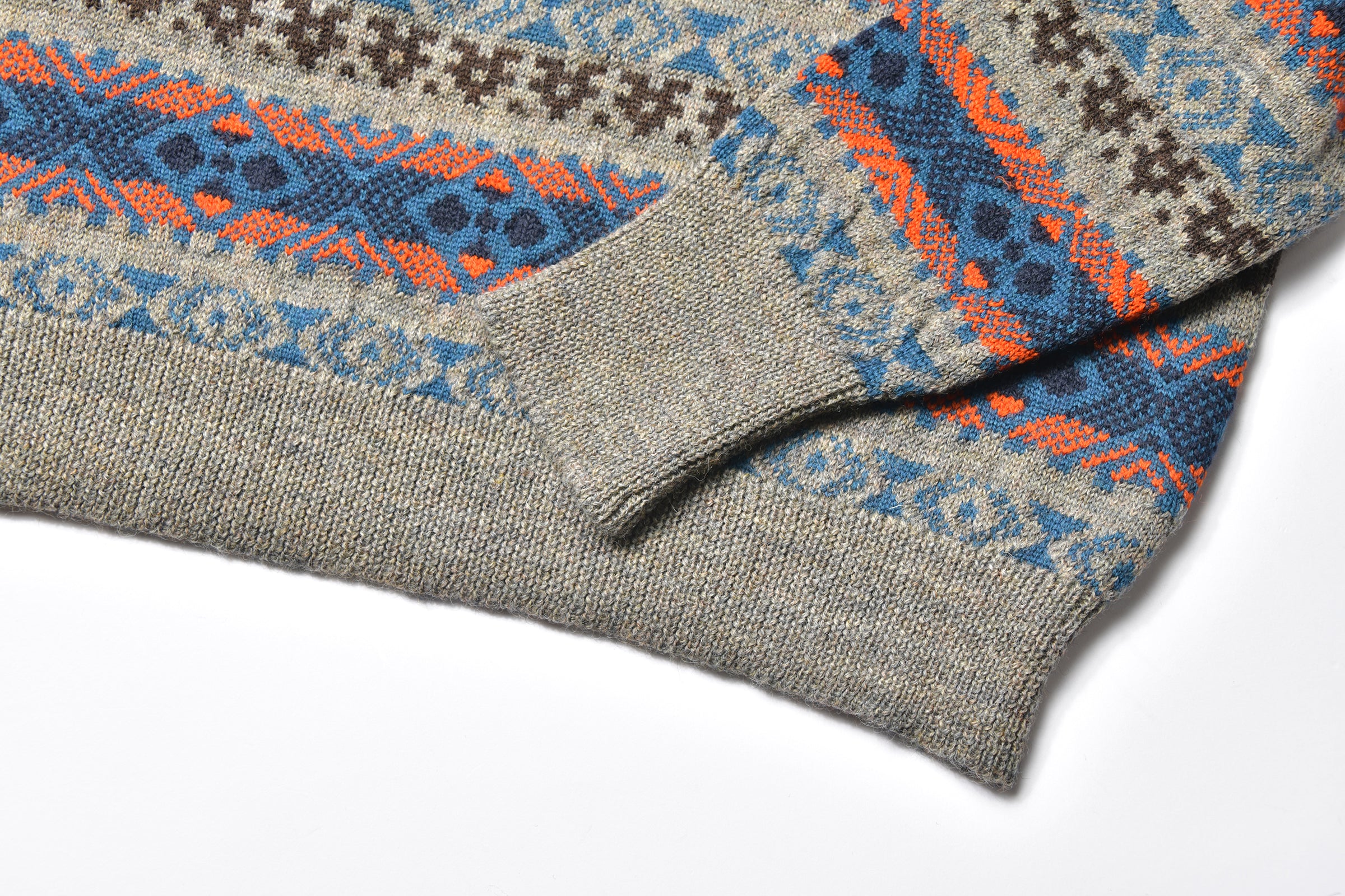 FAIR ISLE CREW NECK SWEATER - Image 6
