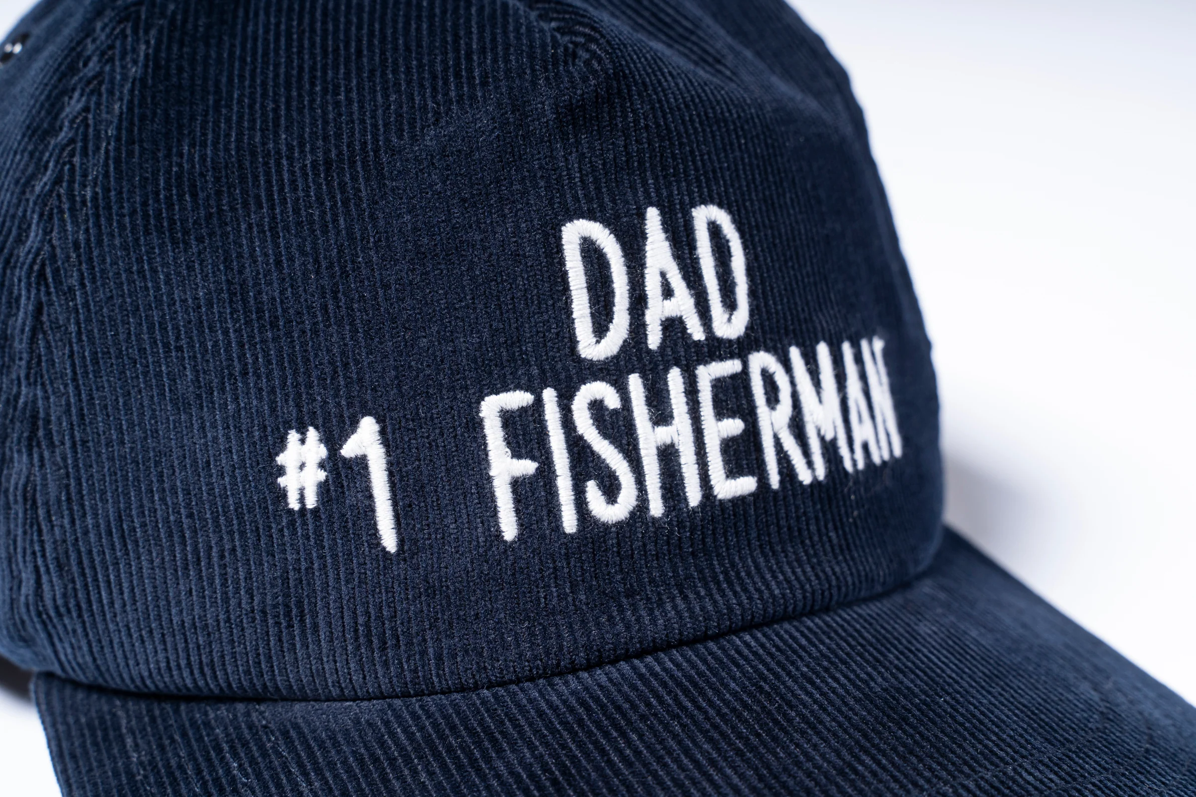 FIVE PANEL CORDUROY CAP / #1 FISHING DAD - Image 5