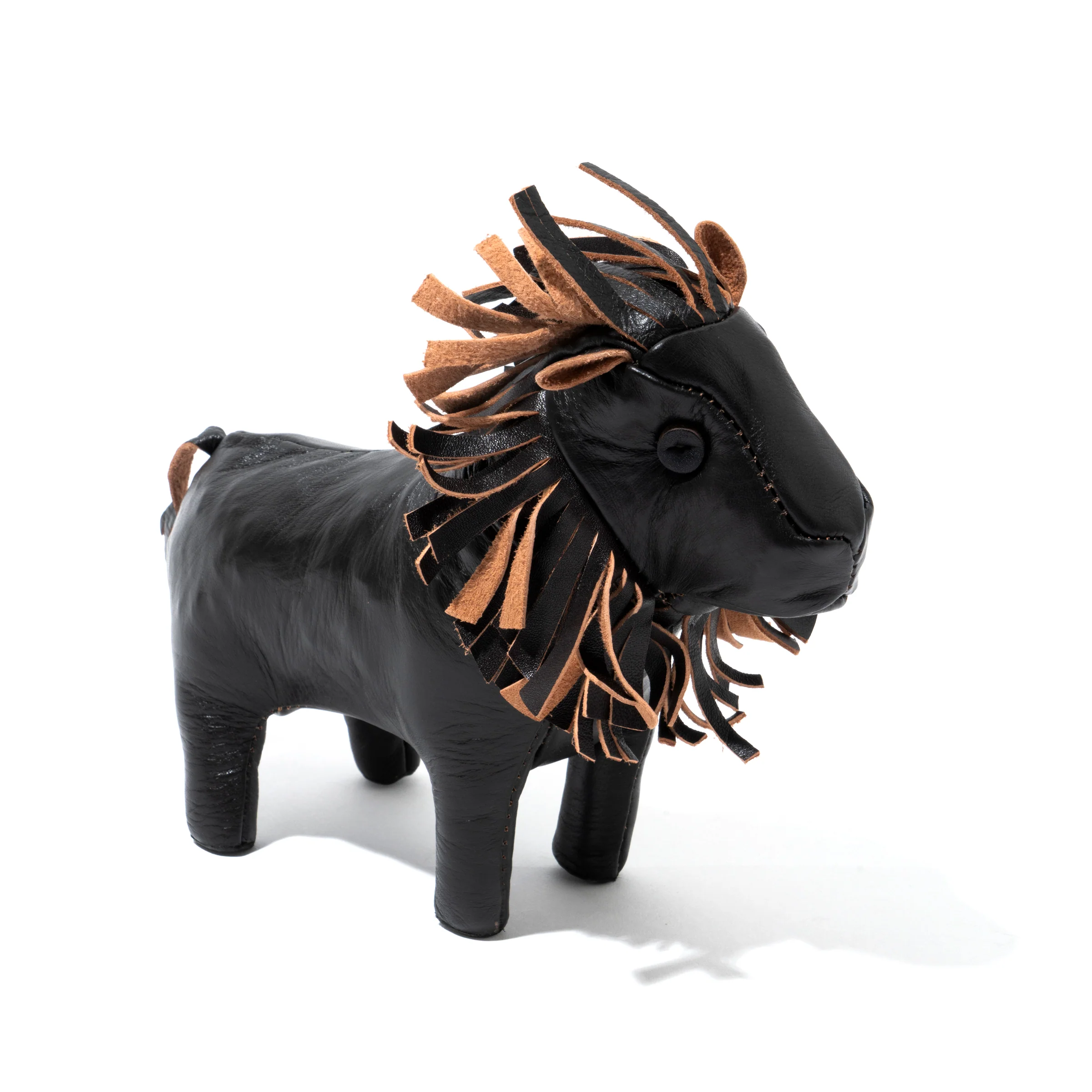HANDCRAFTED HORSEHIDE ANIMALS - LION - Image 2
