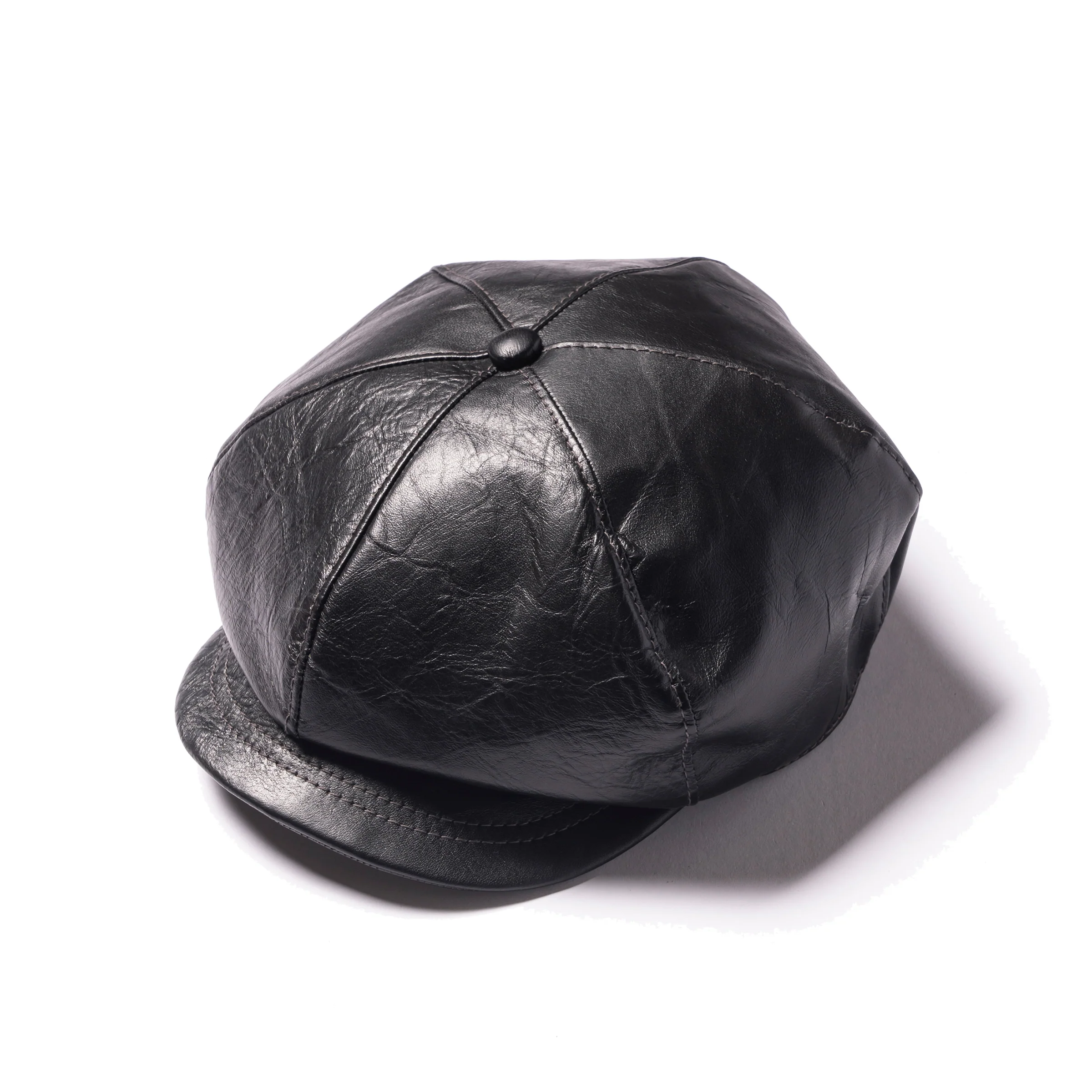 HORSEHIDE NEWSBOY CAP - Image 2