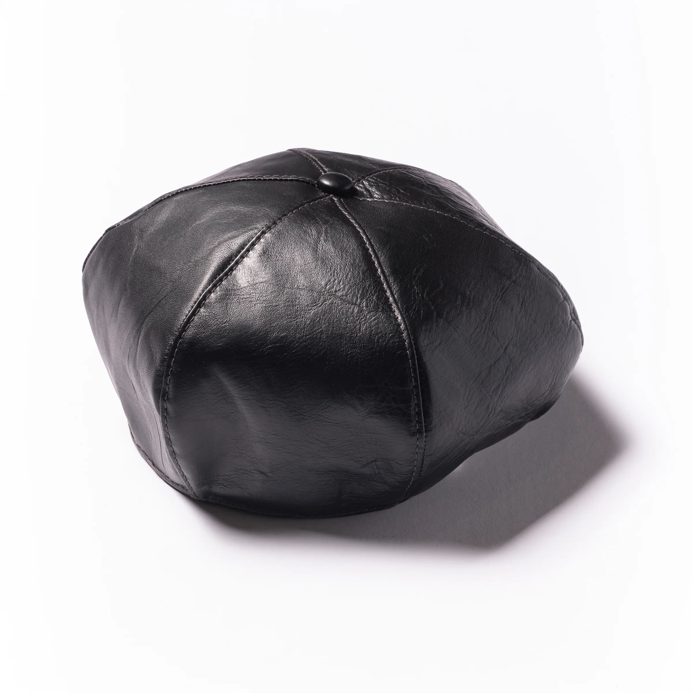 HORSEHIDE NEWSBOY CAP - Image 3