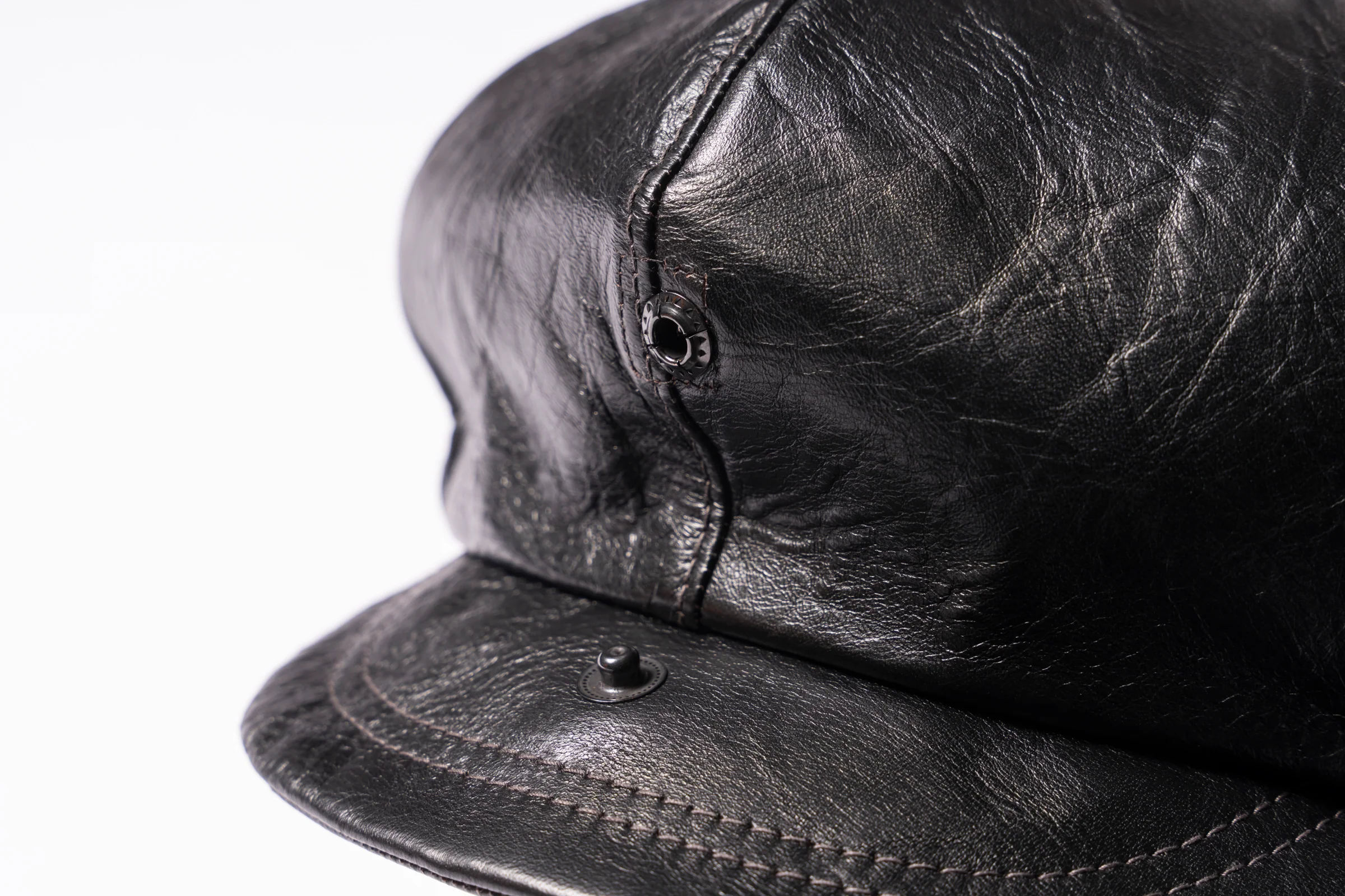 HORSEHIDE NEWSBOY CAP - Image 5