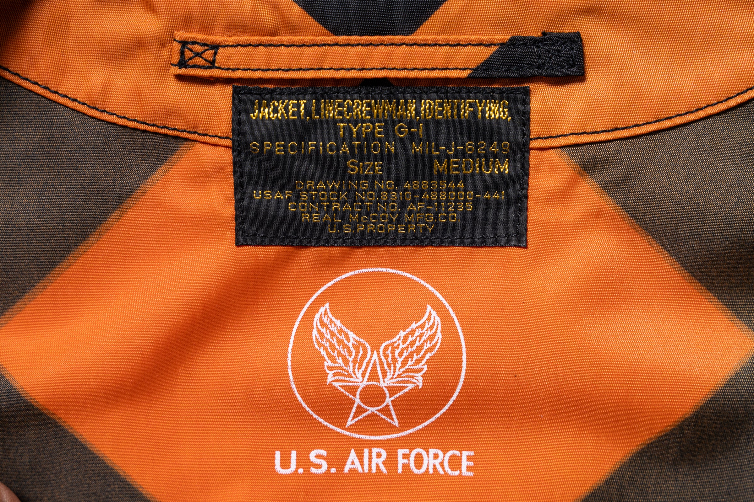 JACKET, LINECREWMAN, IDENTIFYING, TYPE G-1 - Image 4
