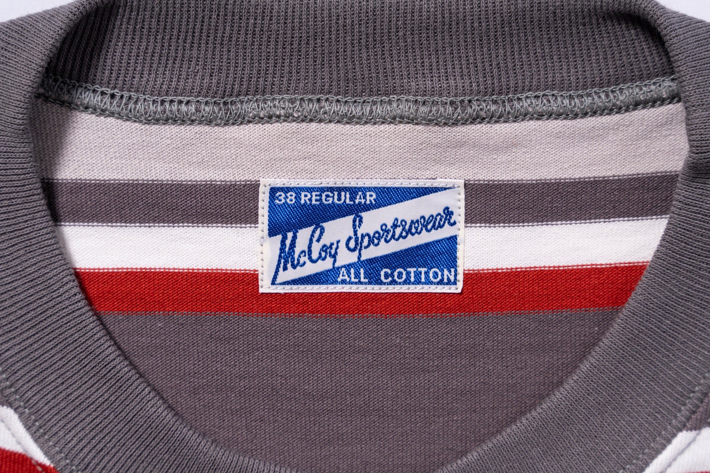 JACQUARD KNIT STRIPE TEE - Image 4