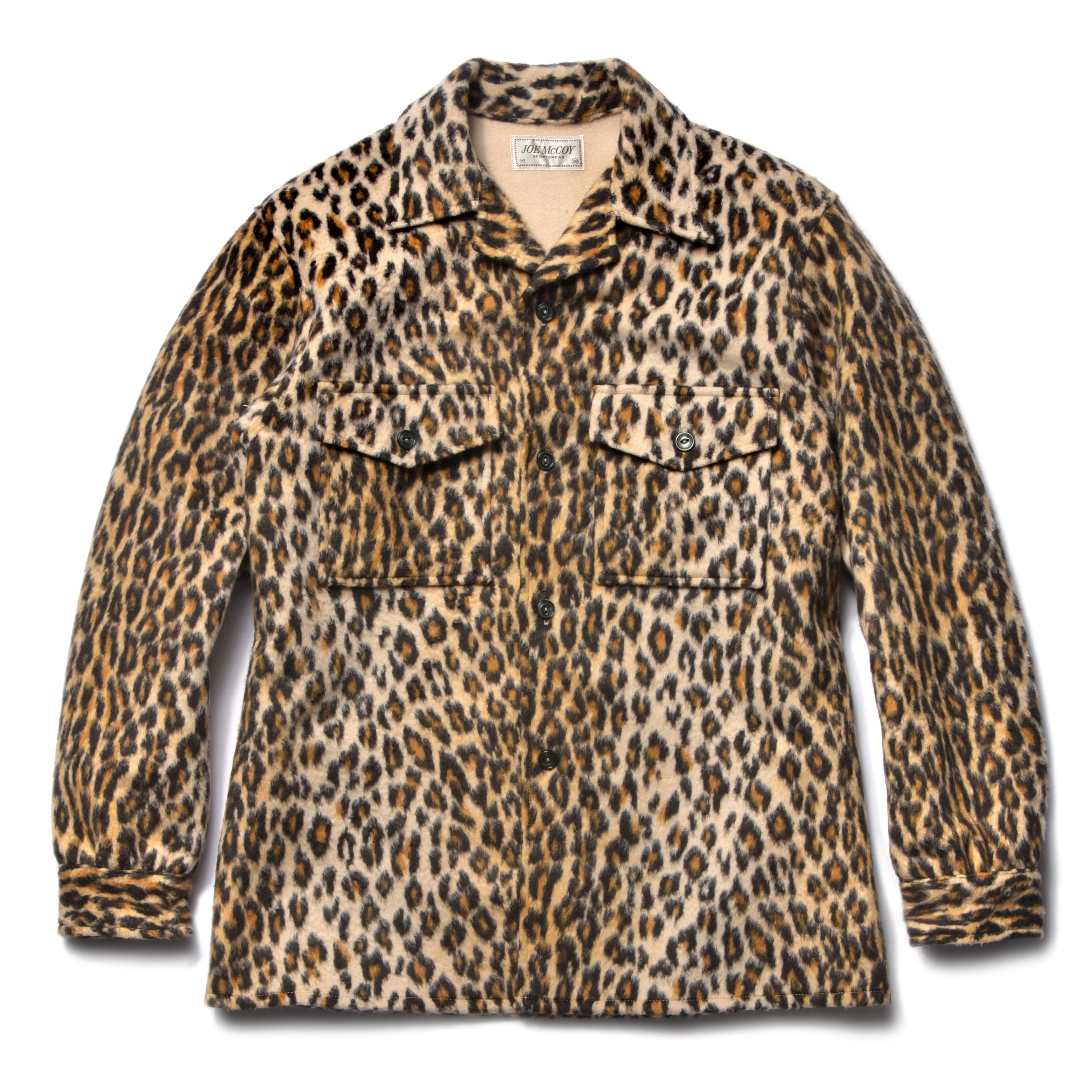 JM LEOPARD FUR OPEN COLLAR SHIRT - Image 2