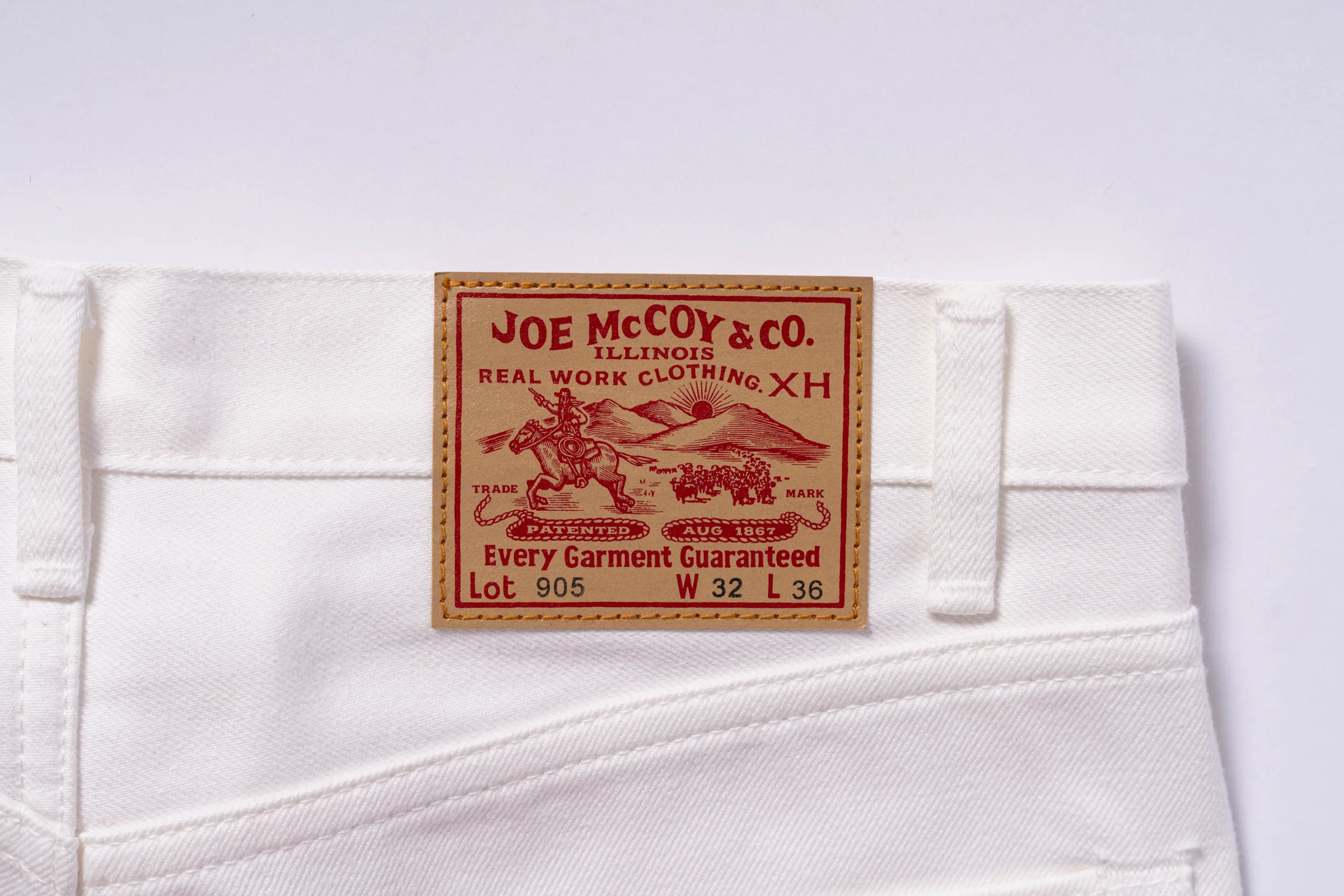 JOE McCOY Lot.905 / WHITE DENIM - Image 4