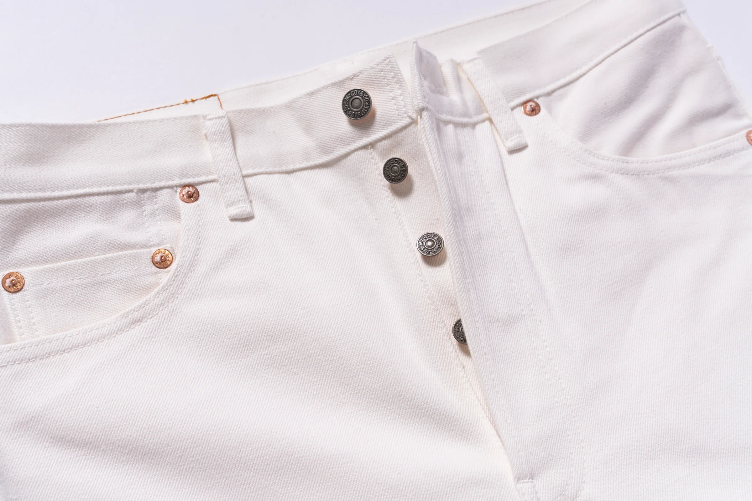 JOE McCOY Lot.905 / WHITE DENIM - Image 5