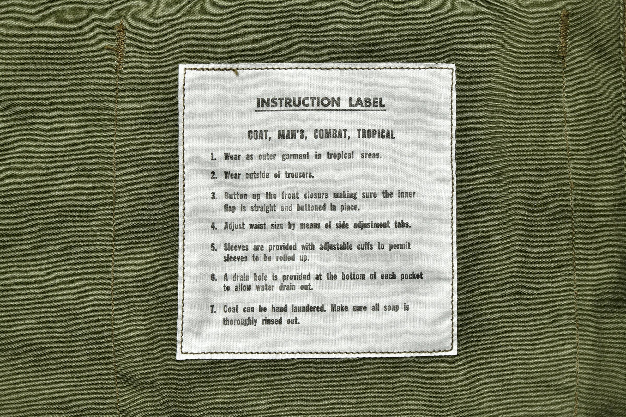 JUNGLE FATIGUE JACKET / COLLINSWORTH - Image 5