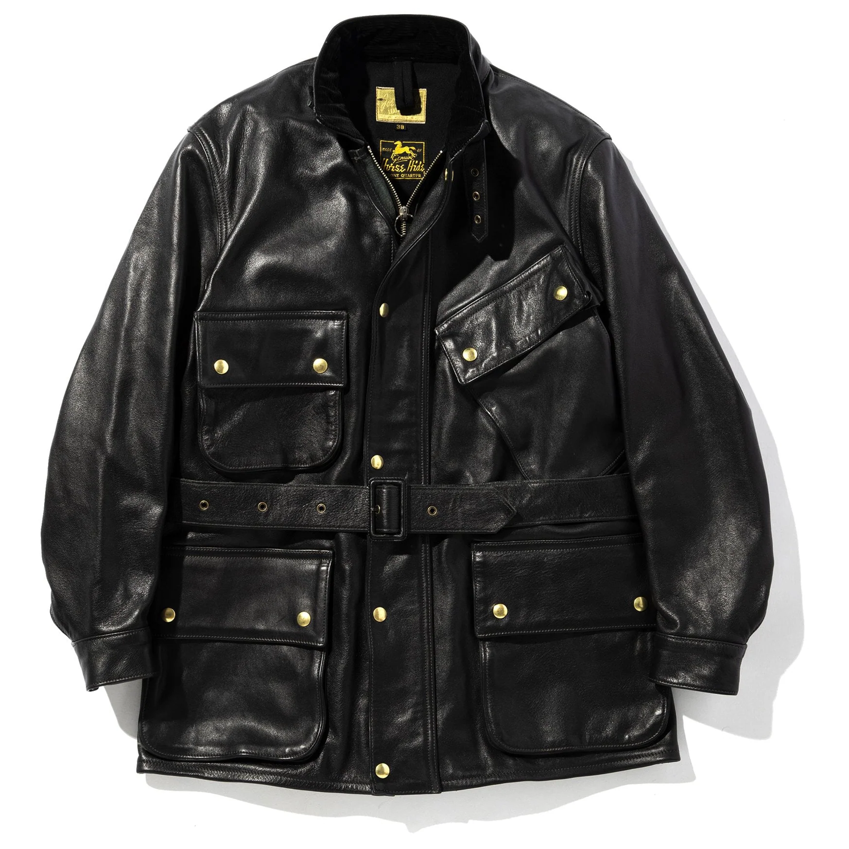 LEATHER ENDURO TRIAL JACKET