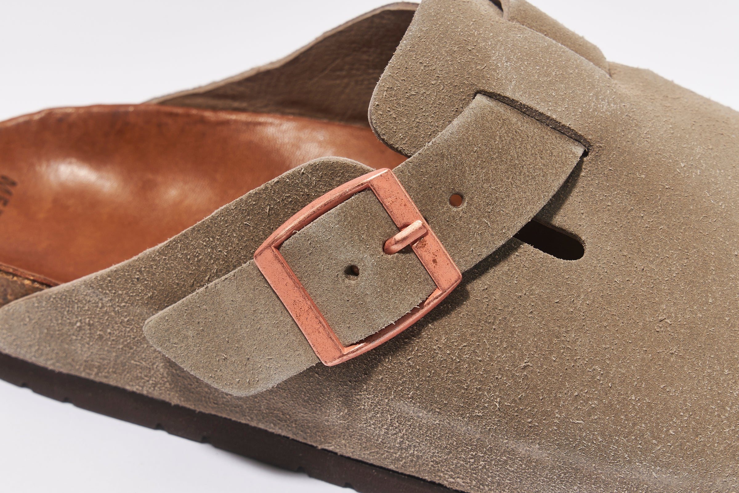 LEATHER FOOT-SUPPORT CLOGS - Image 6