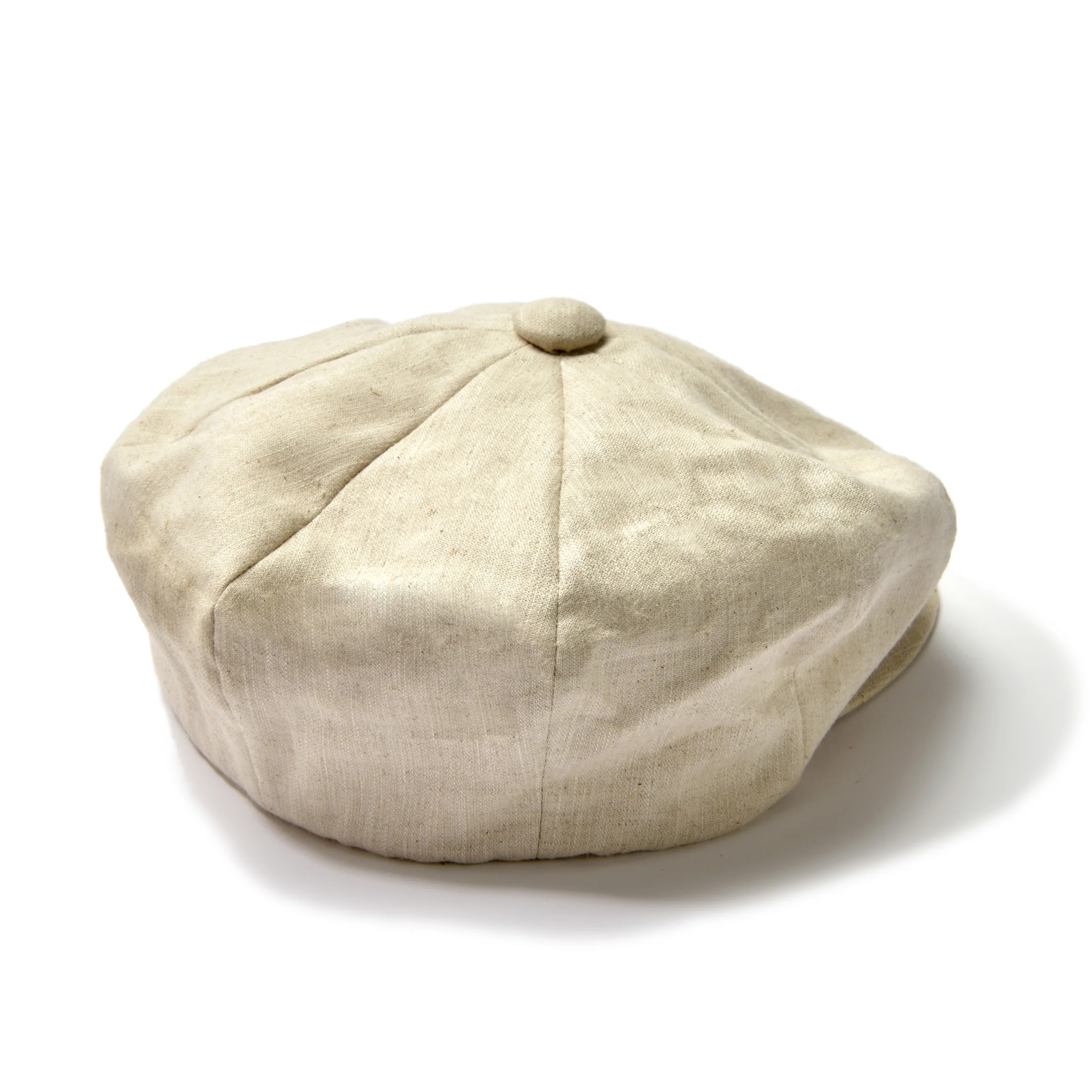 LINEN NEWSBOY CAP - Image 3
