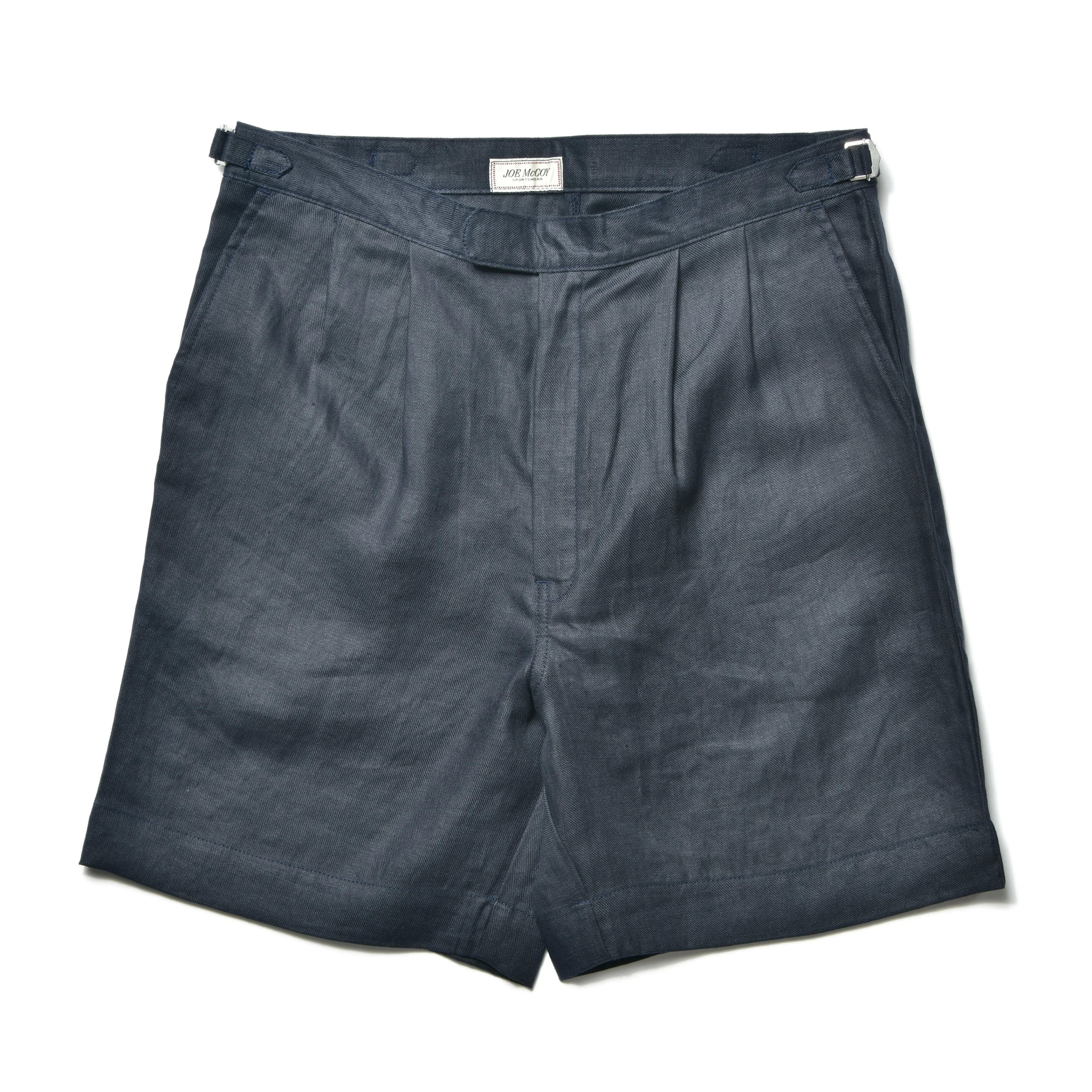 LINEN PLEATED SHORT PANTS - Image 2