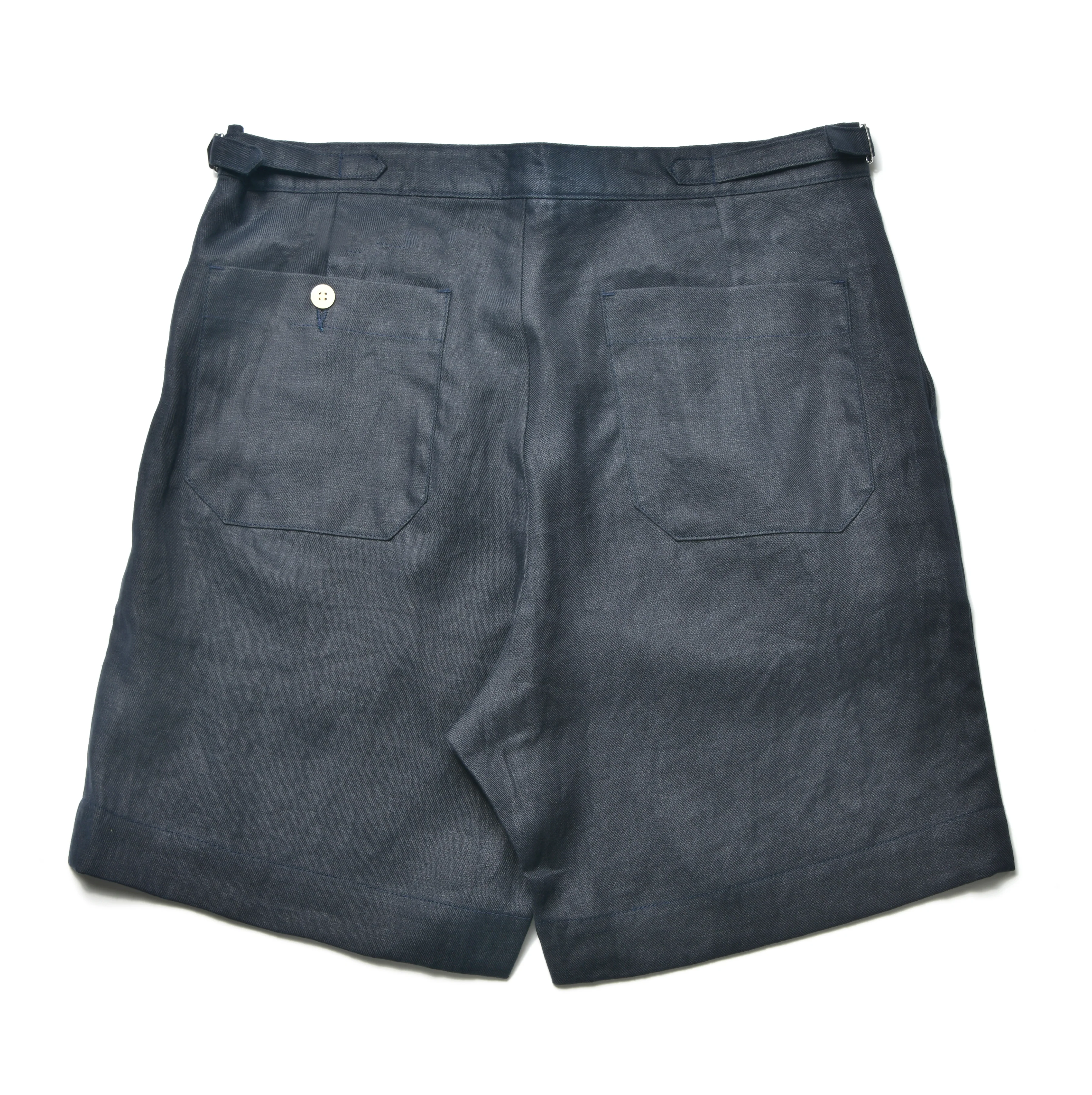 LINEN PLEATED SHORT PANTS - Image 3