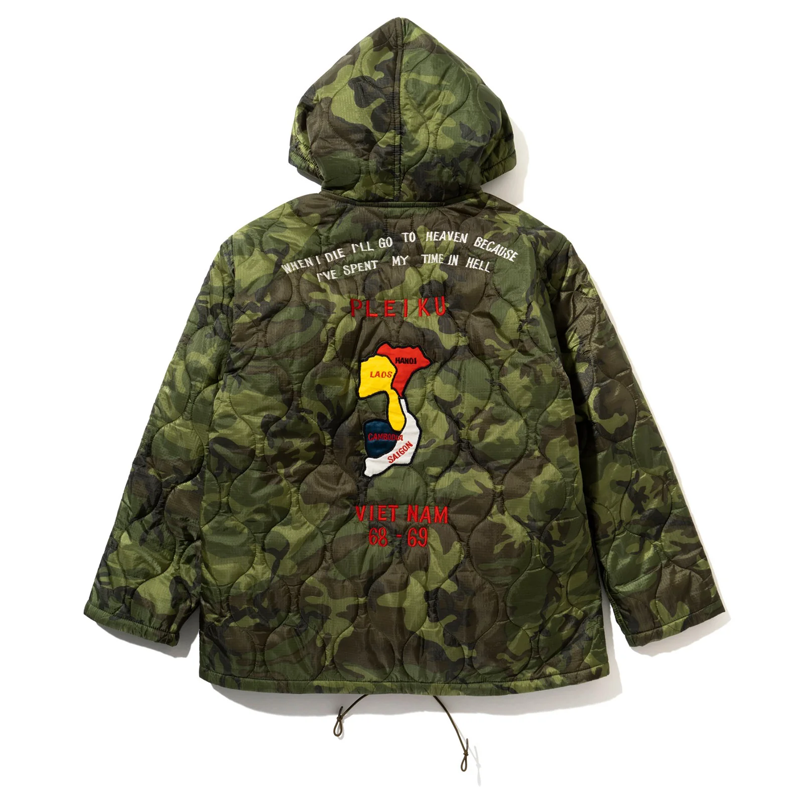 LINER, CAMOUFLAGE PONCHO PARKA - Image 3