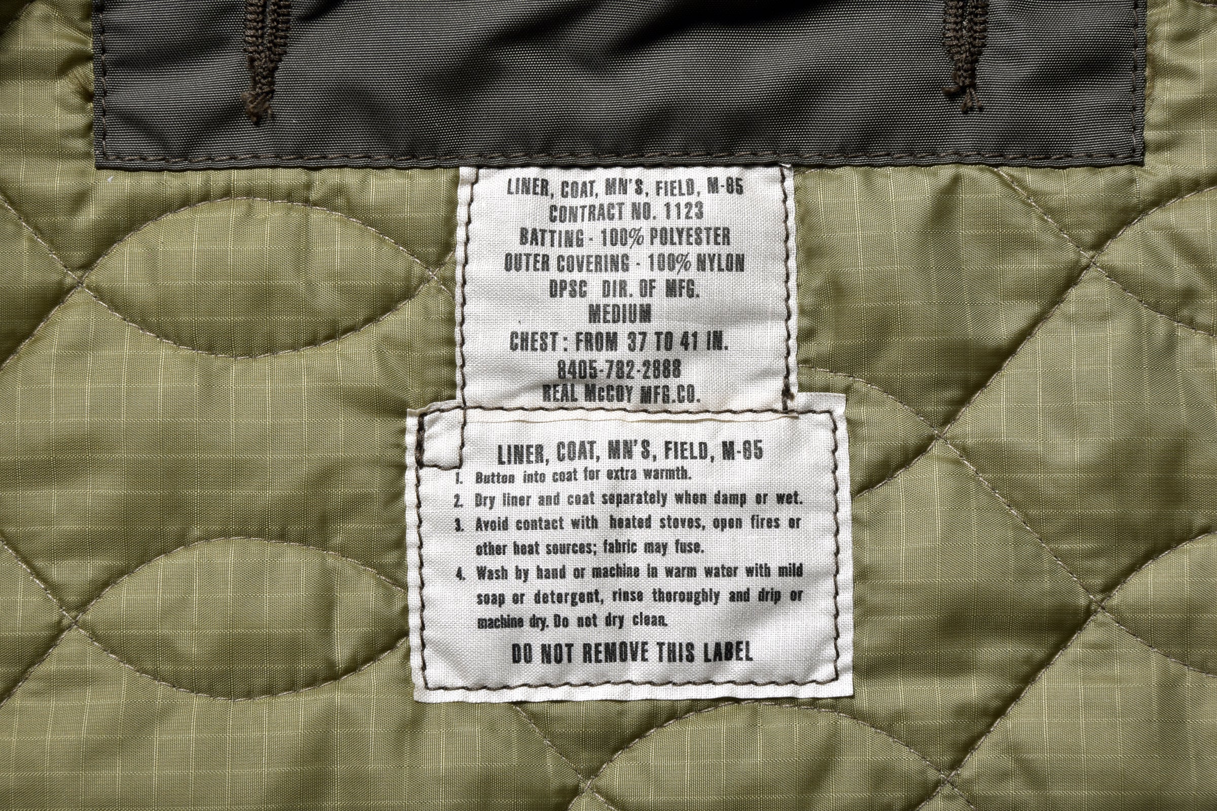 LINER, COAT, MAN'S FIELD, M-65 - Image 4