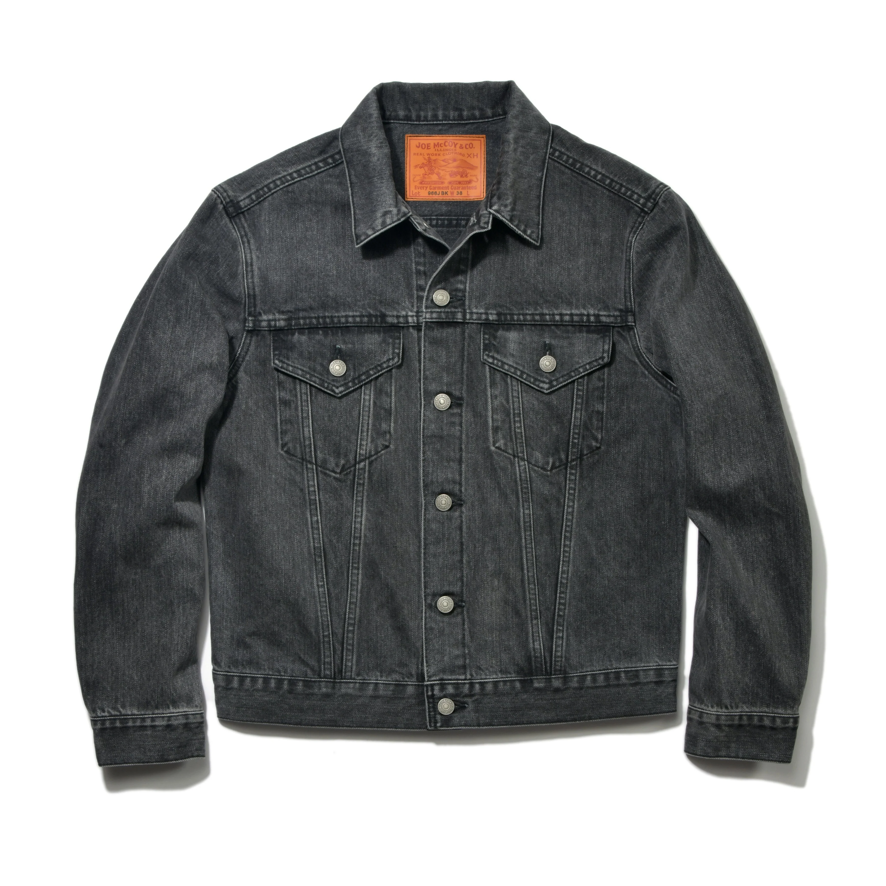 LOT. 966J (BLACK) / WASHED - Image 2