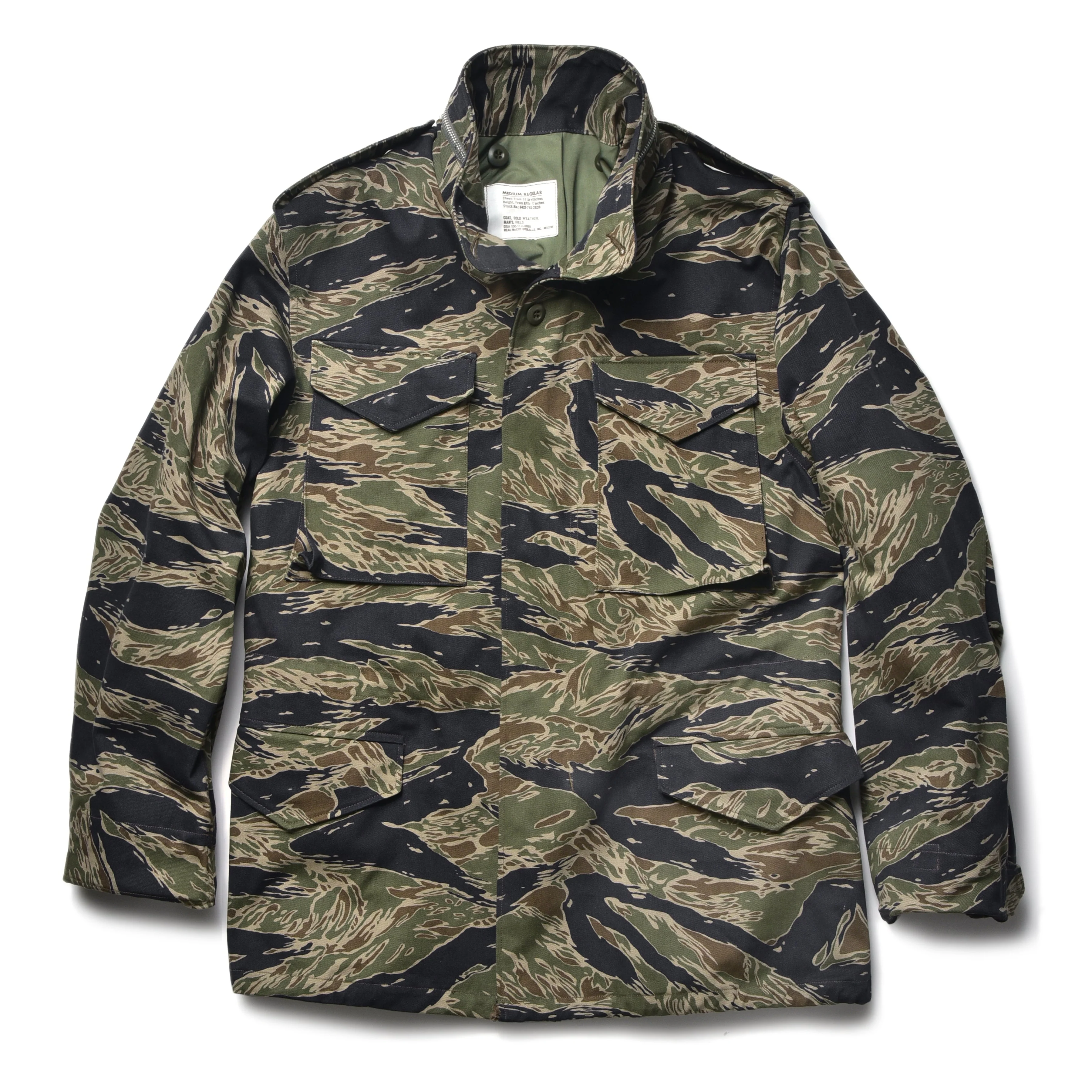 M-65 FIELD COAT / TIGER CAMOUFLAGE, TAD POLE - Image 2