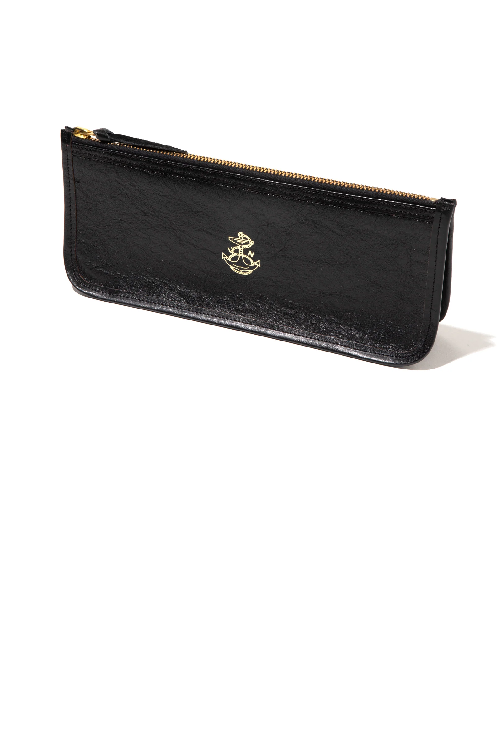 McCOY'S HORSEHIDE LARGE ZIPPER WALLET / USN