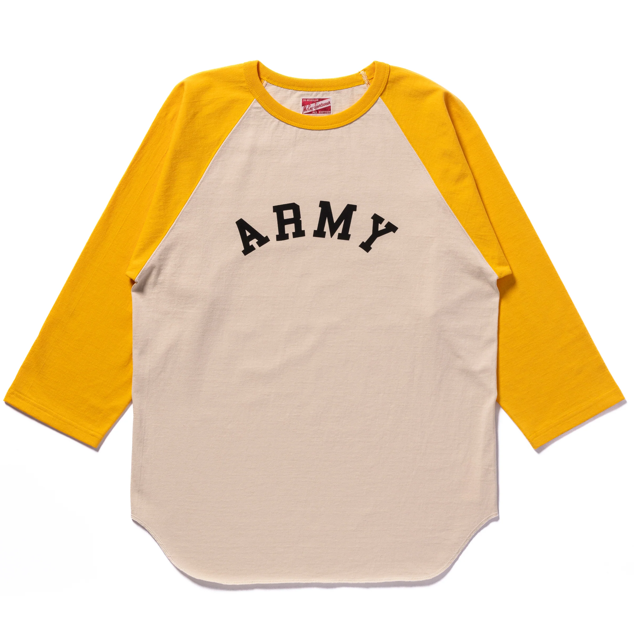 MILITARY BASEBALL TEE / ARMY - Image 2