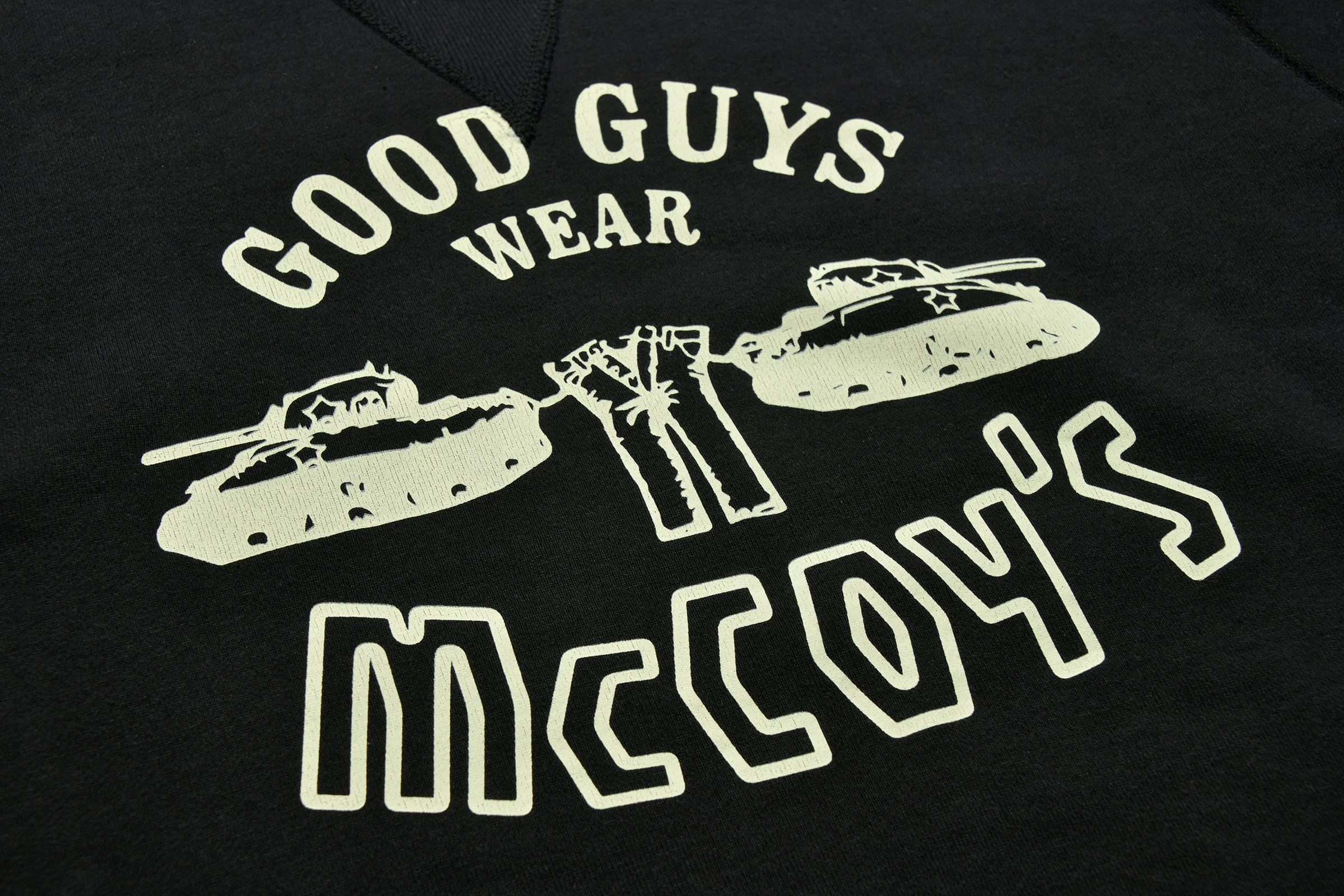 MILITARY PRINT SWEATSHIRT / GOOD GUYS WEAR MCCOY'S - Image 5