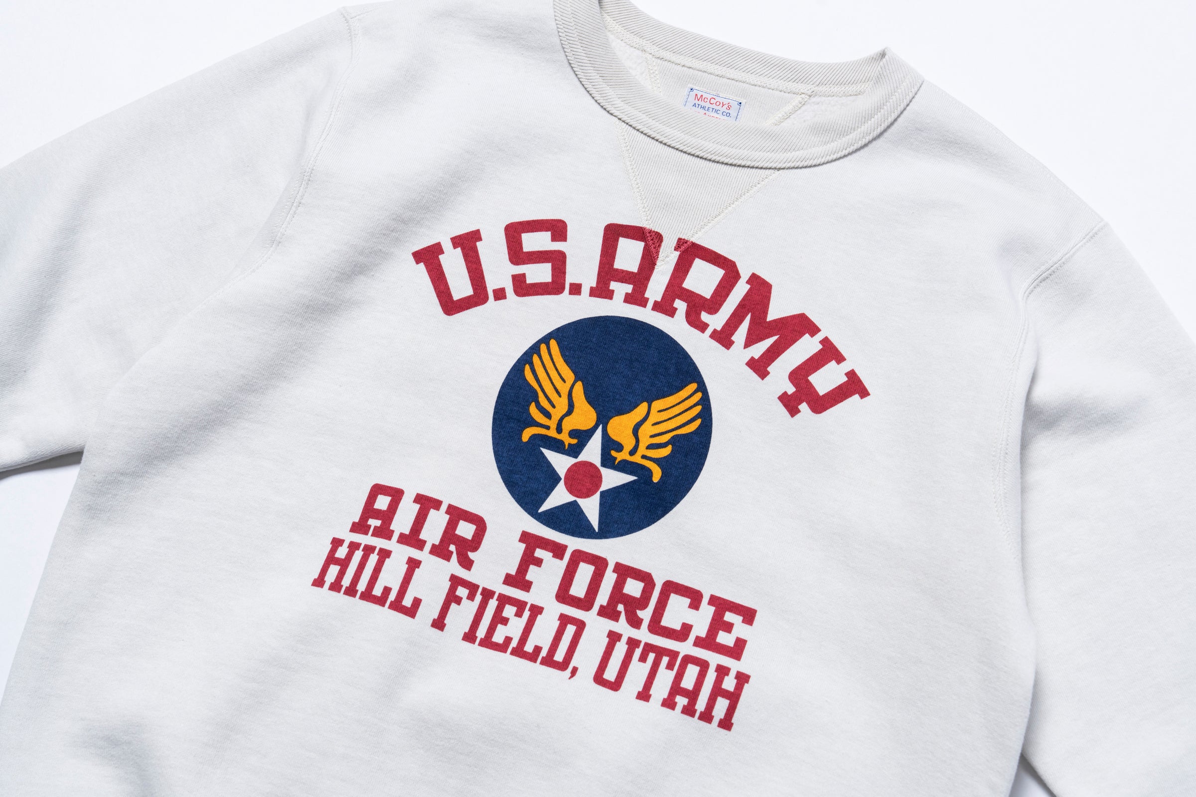 MILITARY PRINT SWEATSHIRT / U.S. ARMY AIR FORCE, HILL FIELD - Image 5
