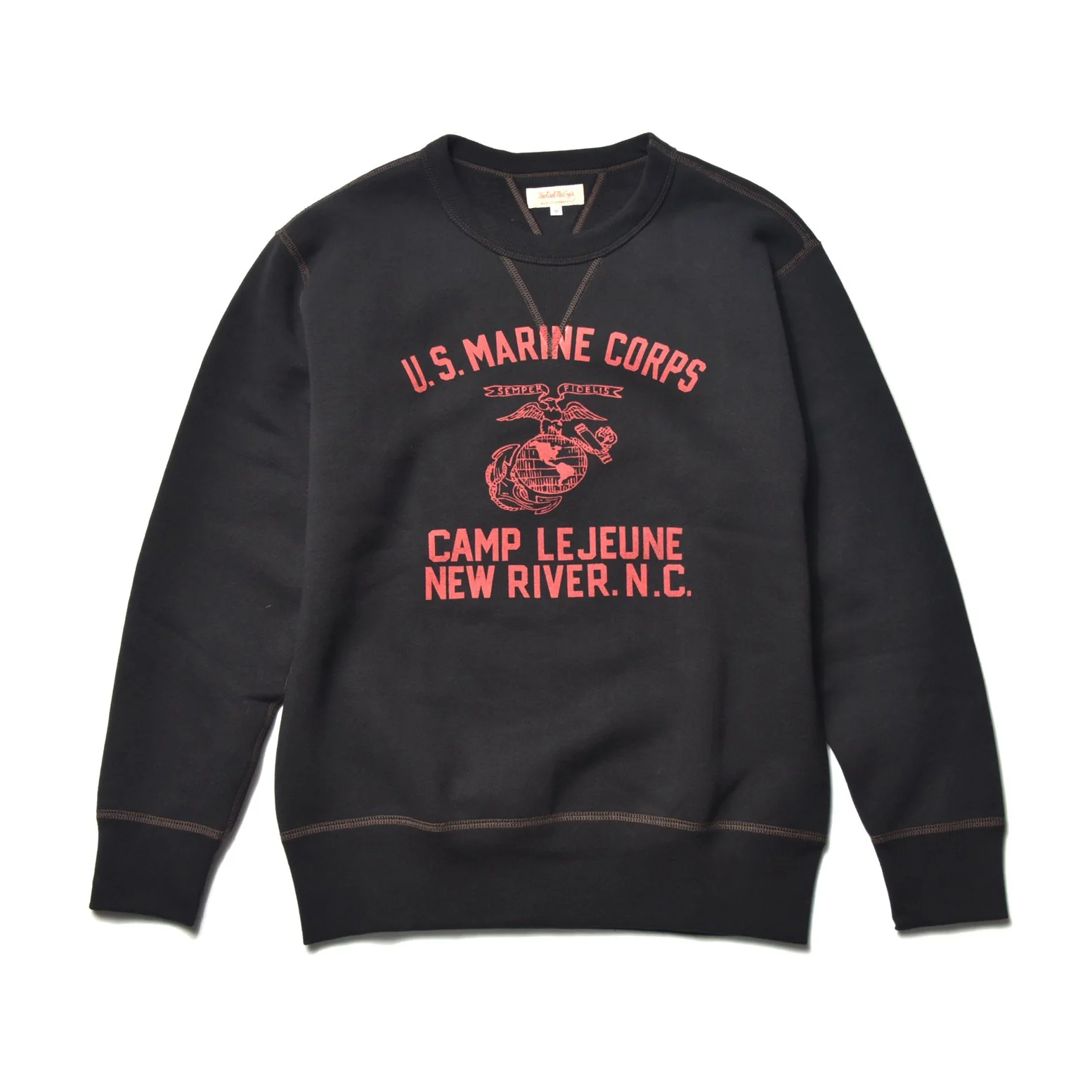 MILITARY PRINT SWEATSHIRT / USMC CAMP LEJEUNE - Image 2