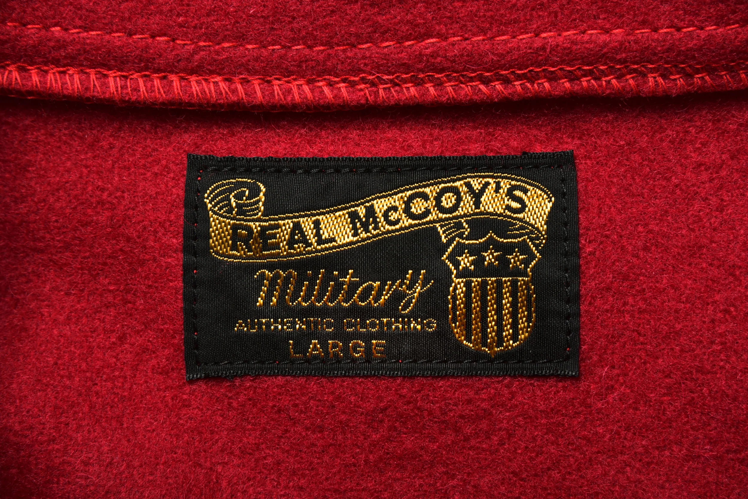 MILITARY SOUVENIR WOOL SHIRT / U.S. NAVY - Image 4