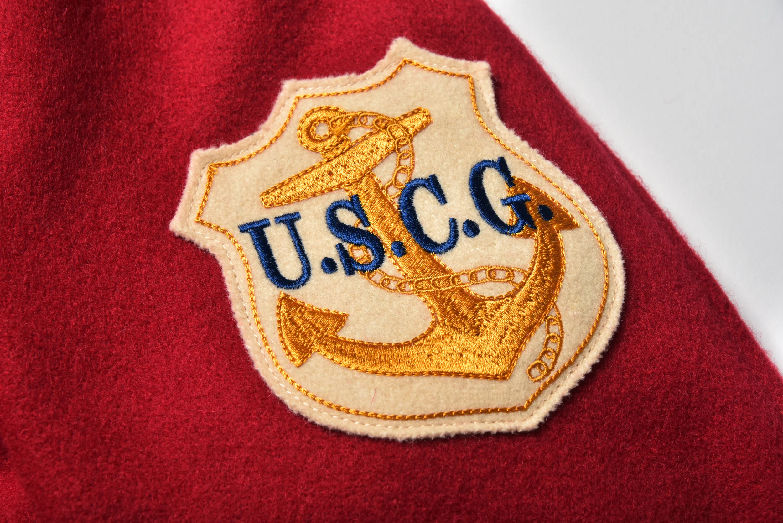 MILITARY SOUVENIR WOOL SHIRT / U.S. NAVY - Image 5