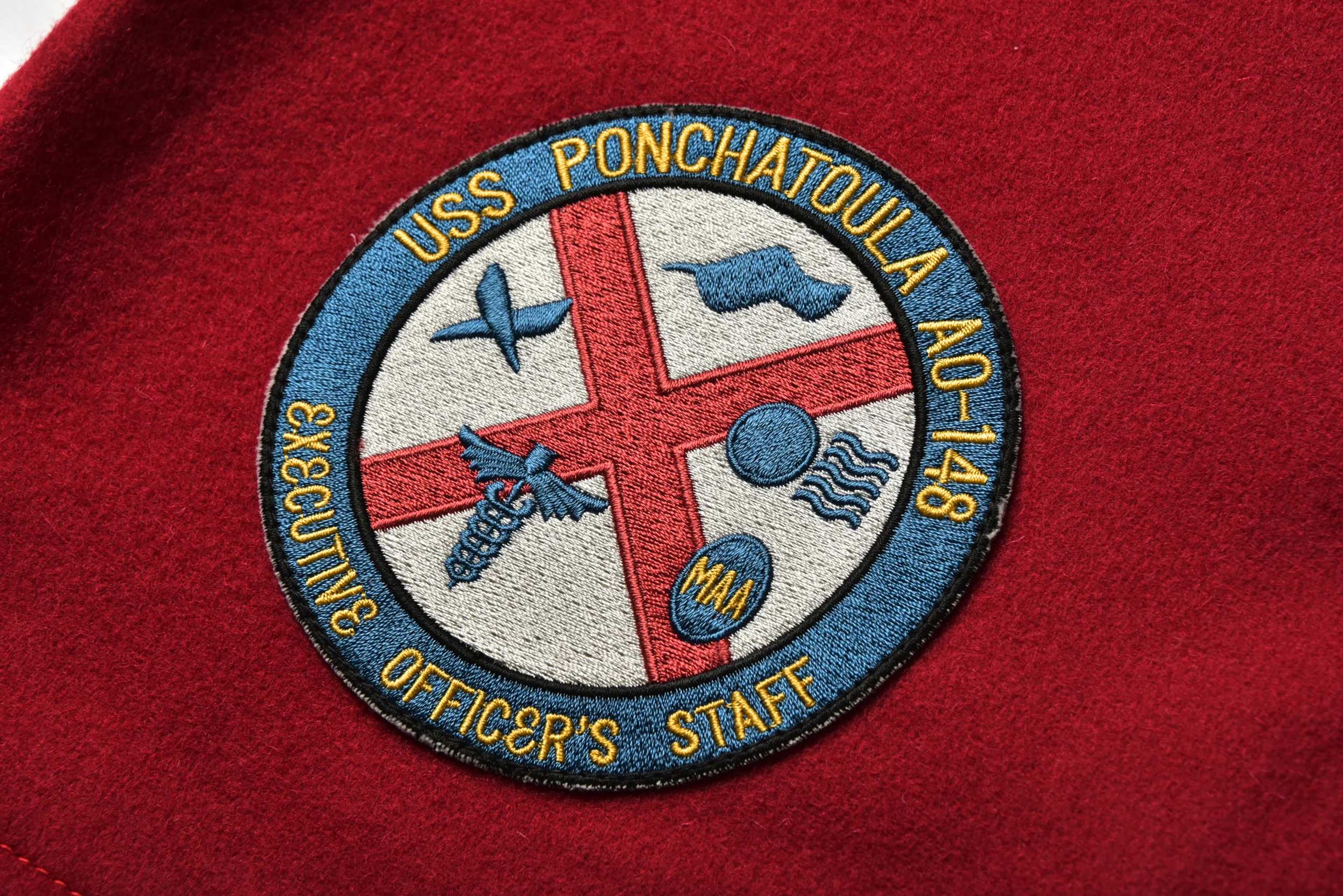 MILITARY SOUVENIR WOOL SHIRT / U.S. NAVY - Image 7
