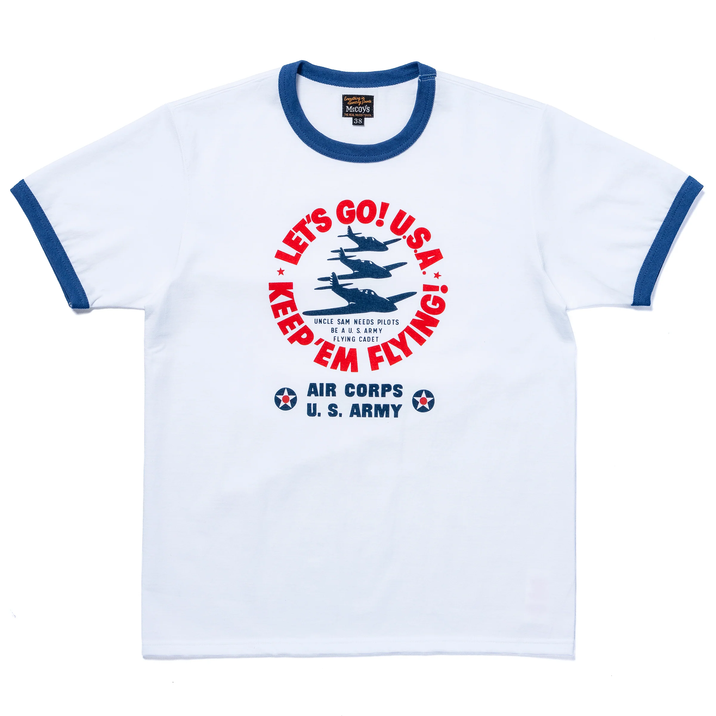 MILITARY TEE / KEEP EM’ FLYING