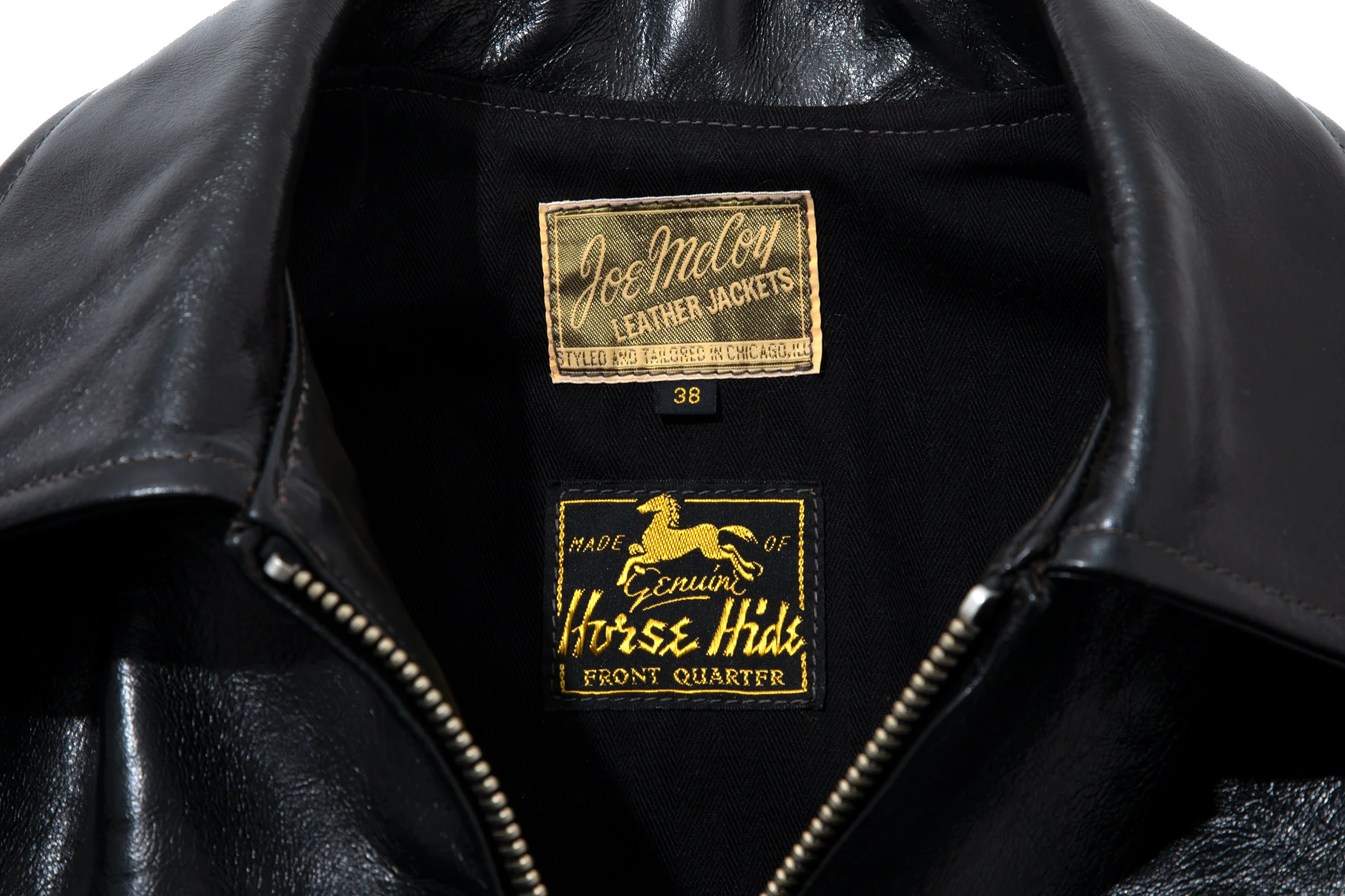 30s LEATHER SPORTS JACKET / NELSON - Image 4