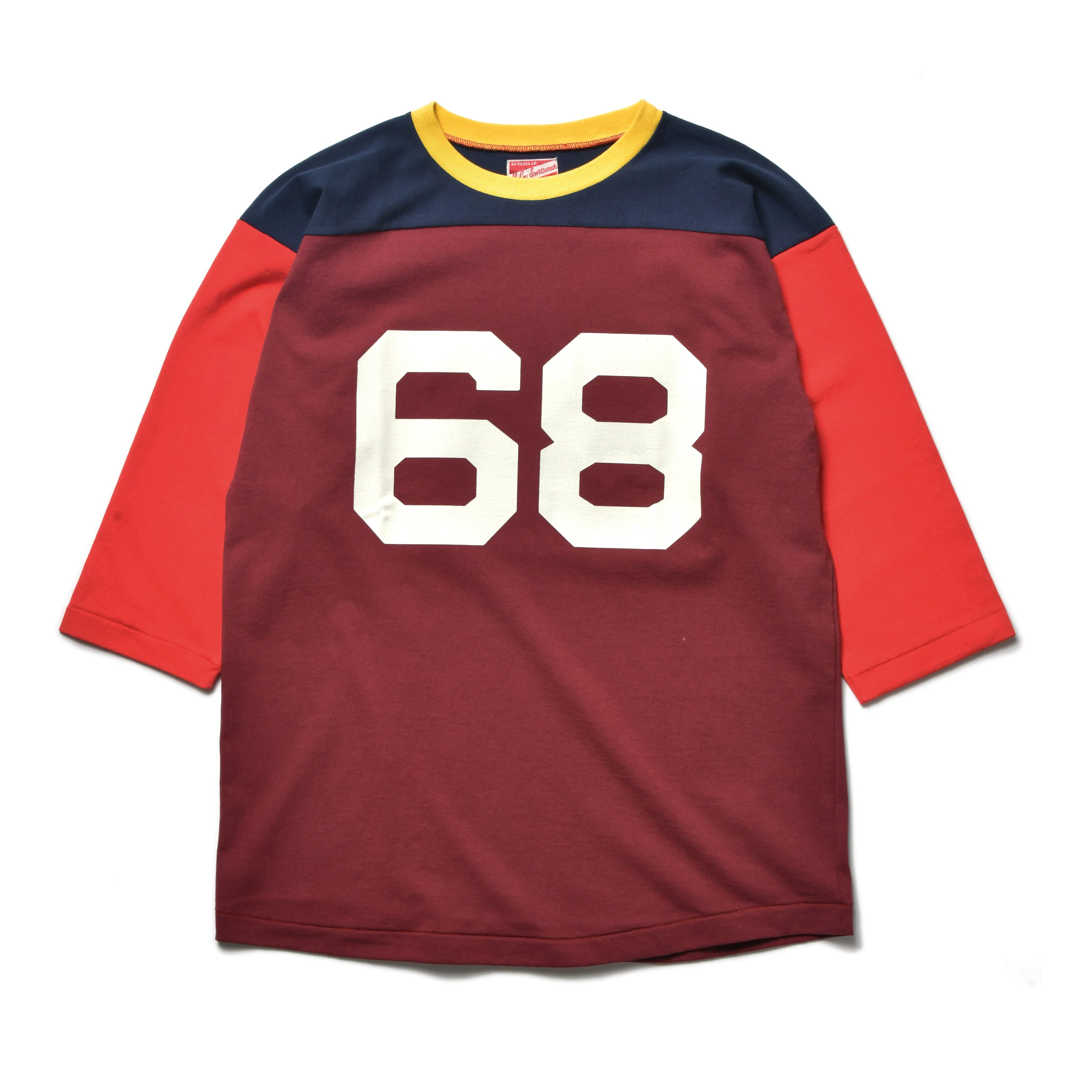 MULTI-TONE FOOTBALL TEE / 68 - Image 2