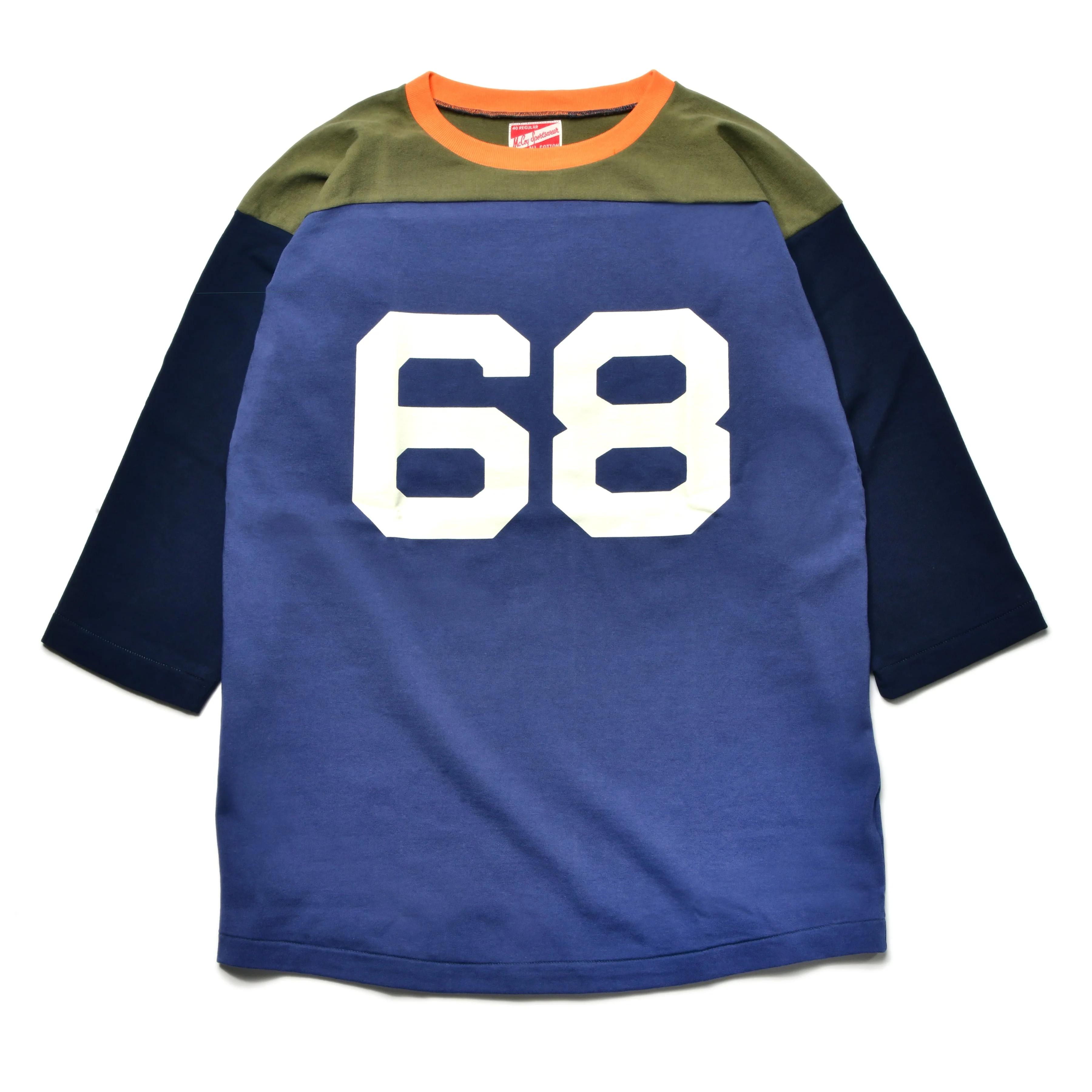 MULTI-TONE FOOTBALL TEE / 68 - Image 2