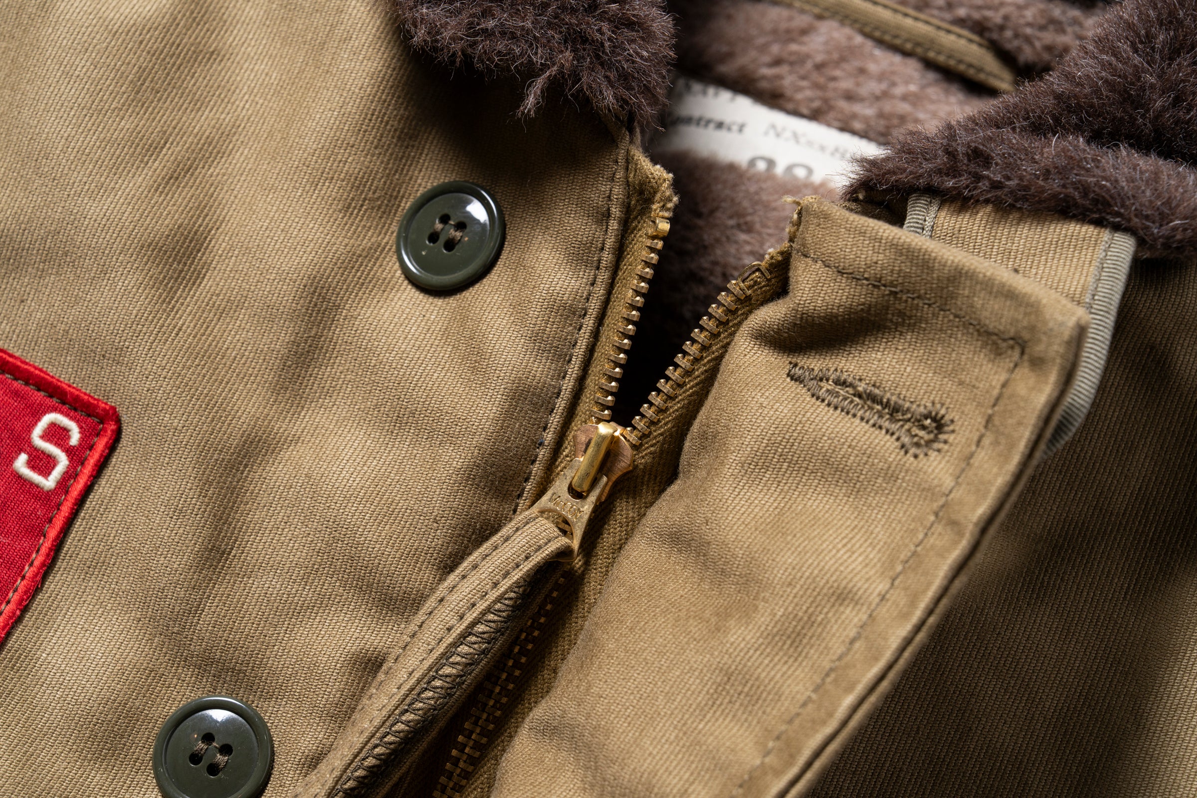 N-1 DECK JACKET (KHAKI) / 8TH BEACH BN. - Image 5