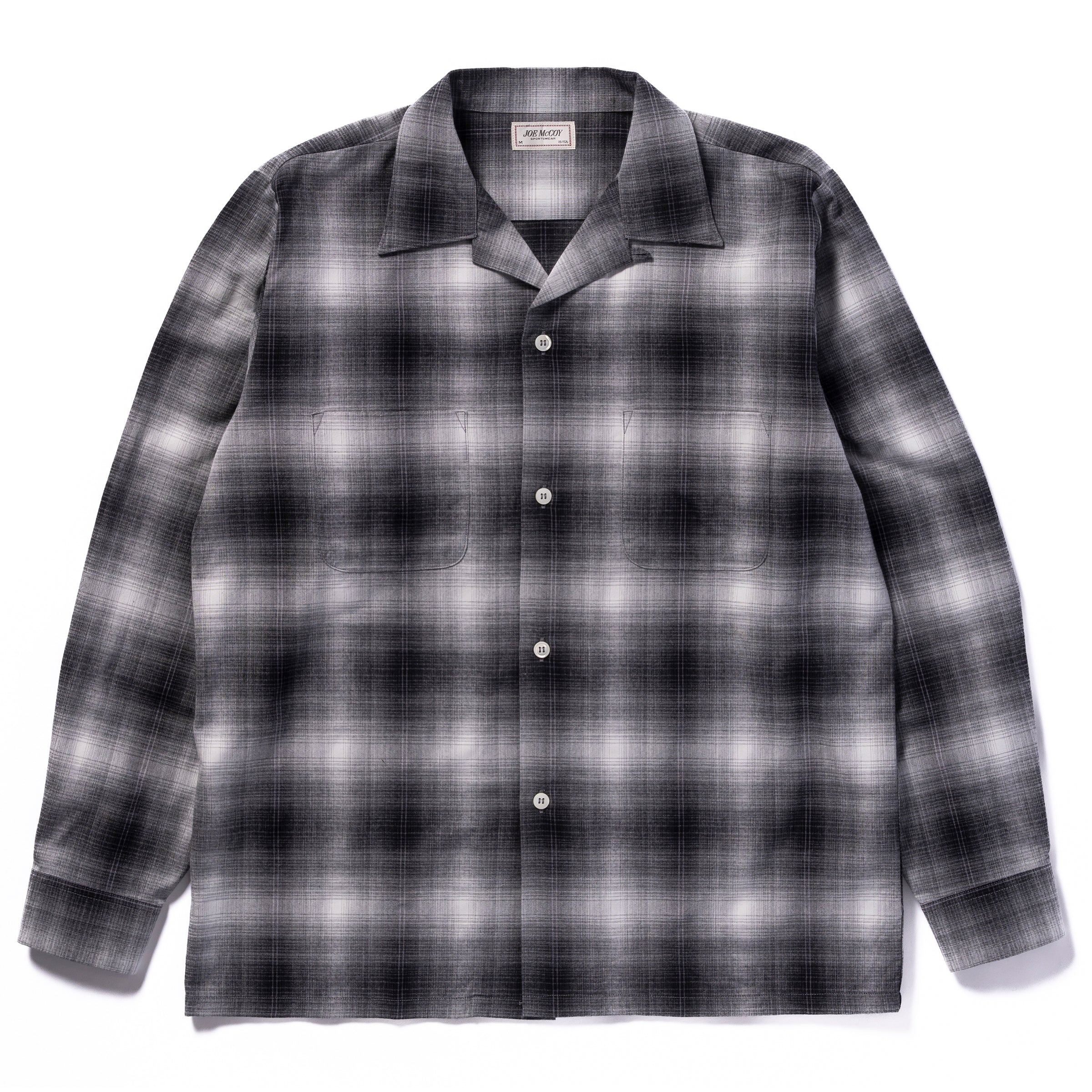 OMBRE COTTON RAYON OPEN COLLAR SHIRT - Image 2