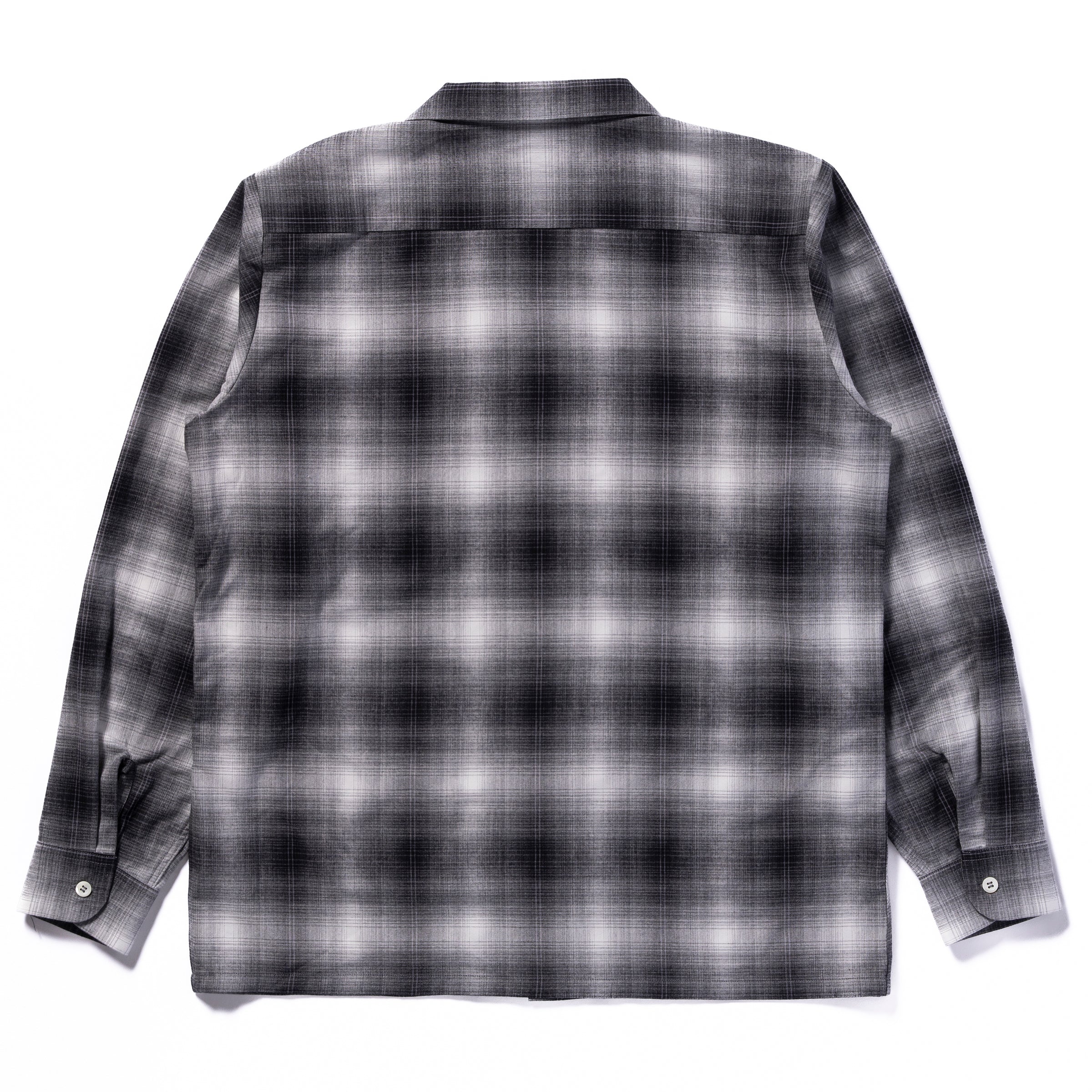 OMBRE COTTON RAYON OPEN COLLAR SHIRT - Image 3
