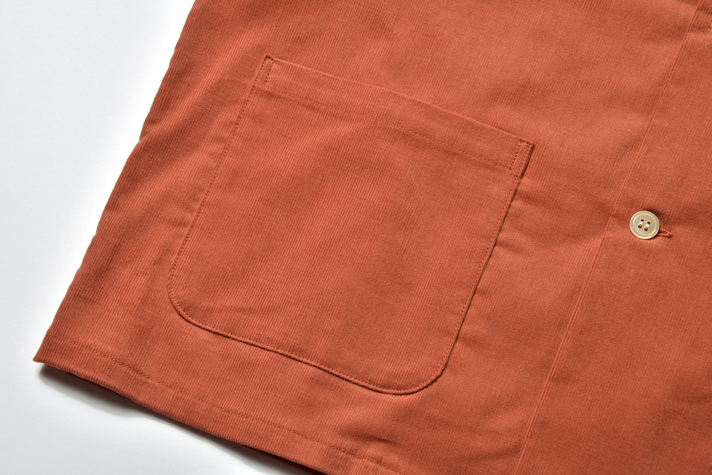OPEN COLLAR RESORT S/S SHIRT / SUMMER CORDUROY - Image 6