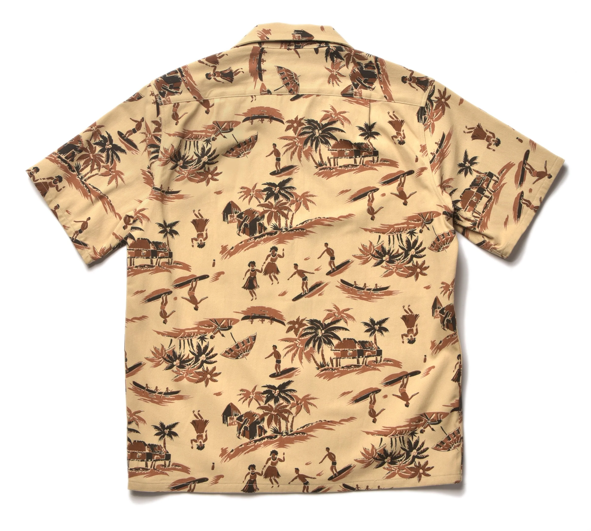 OPEN COLLAR RESORT S/S SHIRT / PALM TREE - Image 6