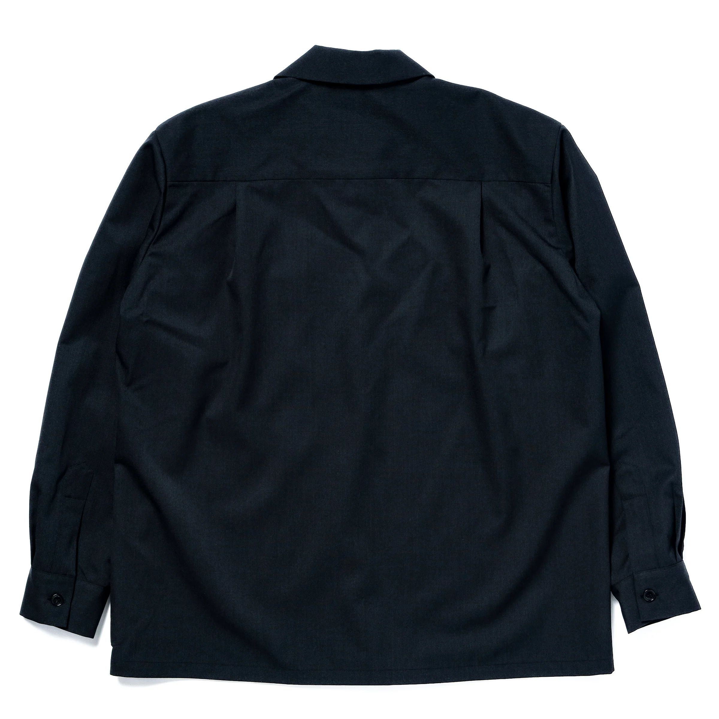 OPEN-COLLAR WOOL SHIRT - Image 3