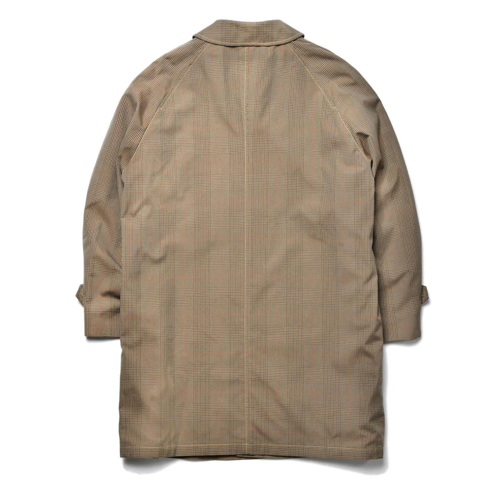 PLAID-CHECK RAIN WEATHER COAT - Image 3