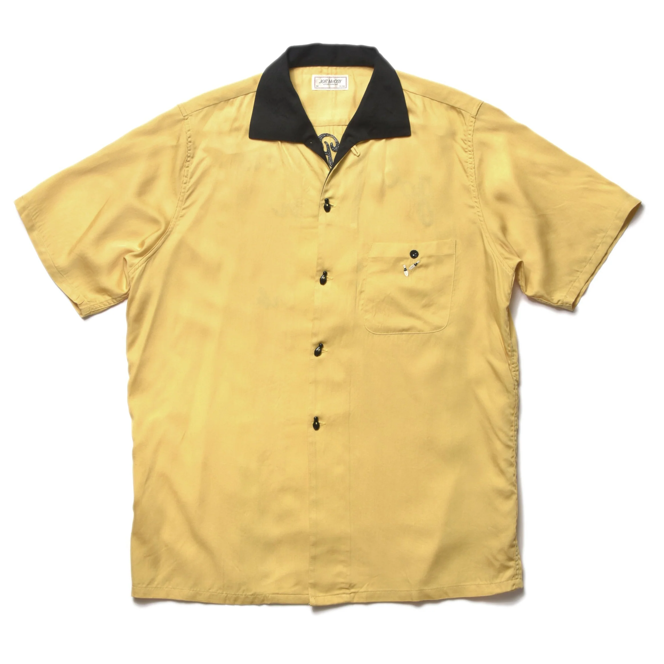 RAYON BOWLING SHIRT  / JOLLY ROGER - Image 3